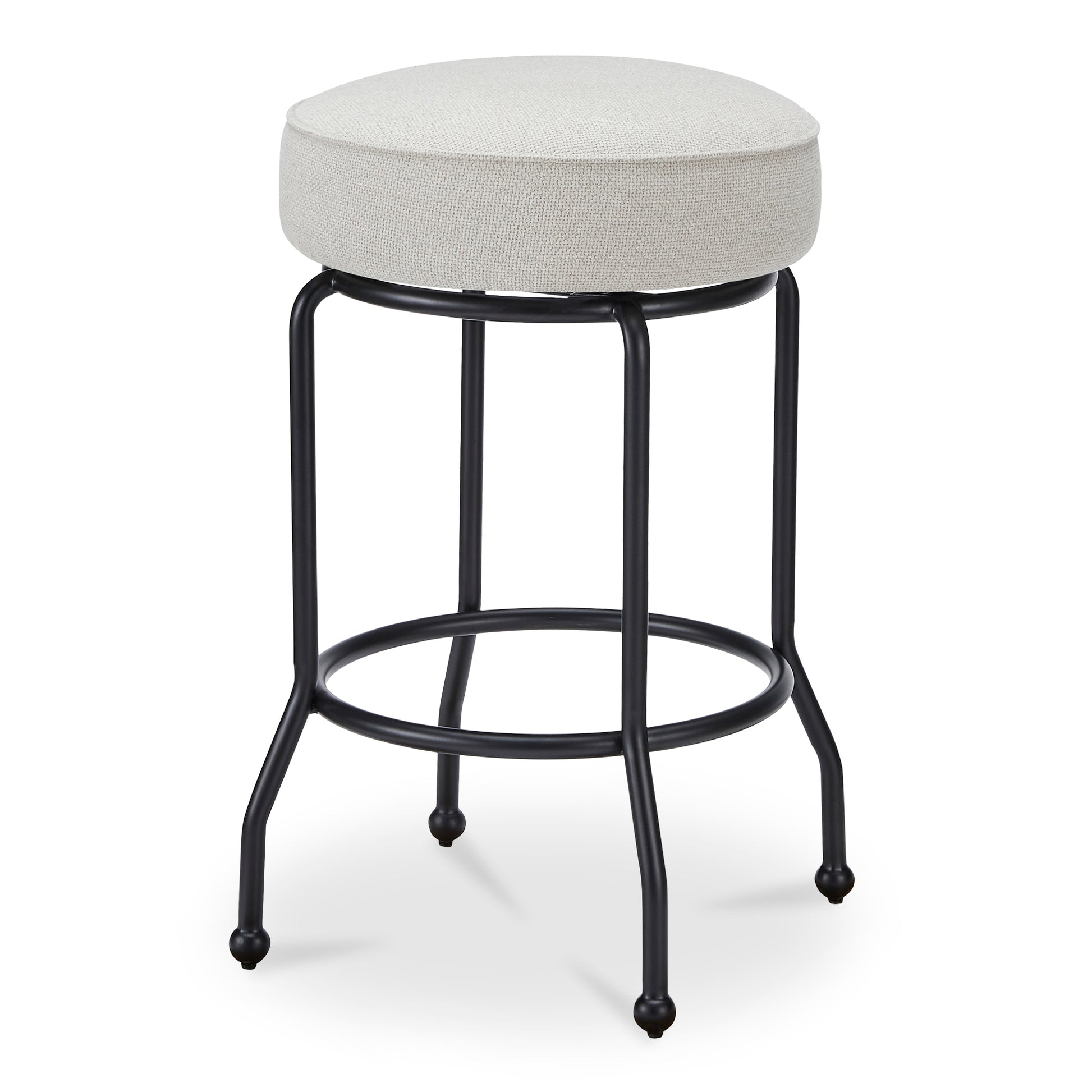 Kelsey Swivel Counter Stool Beige - Central Designs