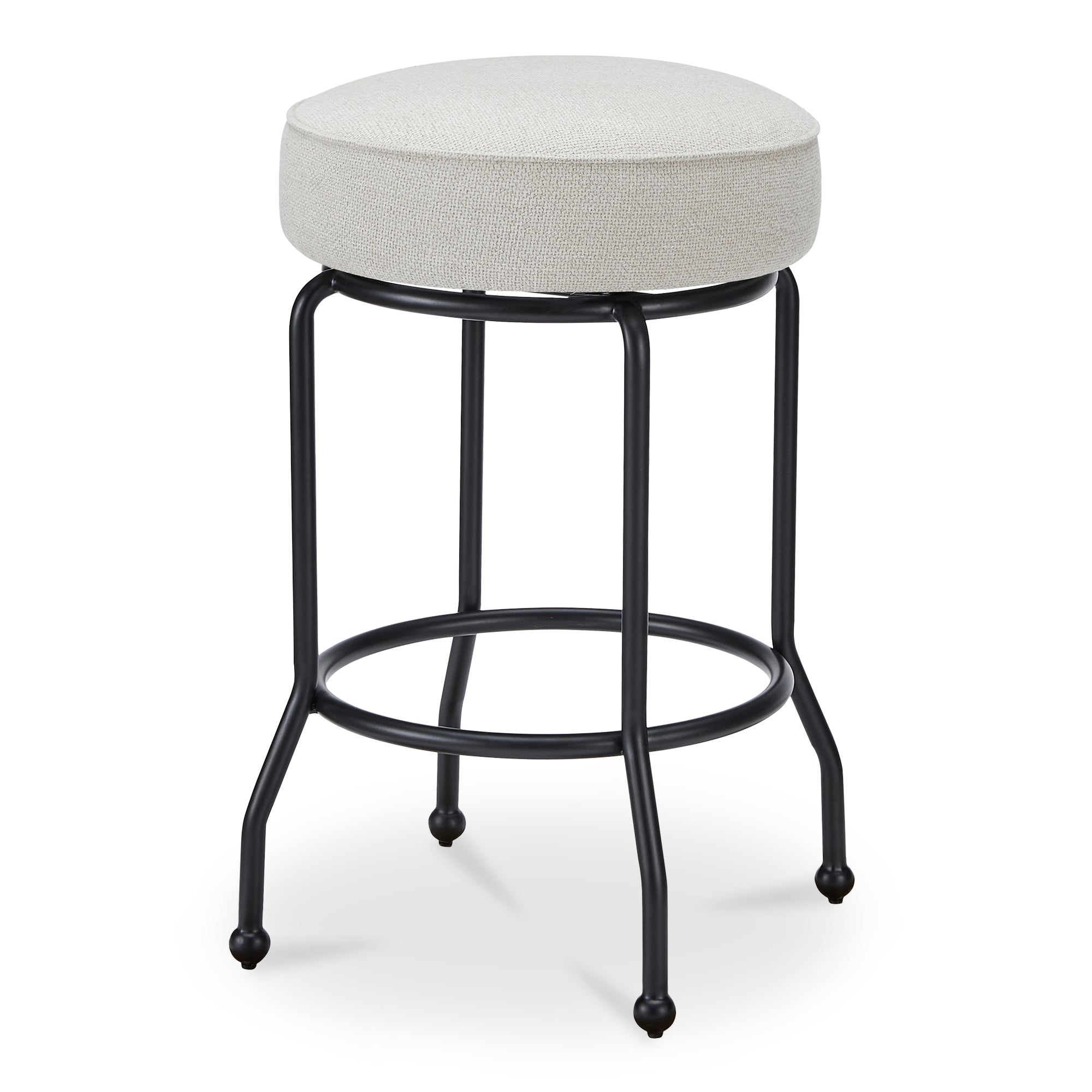 Kelsey Swivel Counter Stool Beige - Central Designs