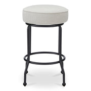 Kelsey Swivel Counter Stool Beige - Central Designs