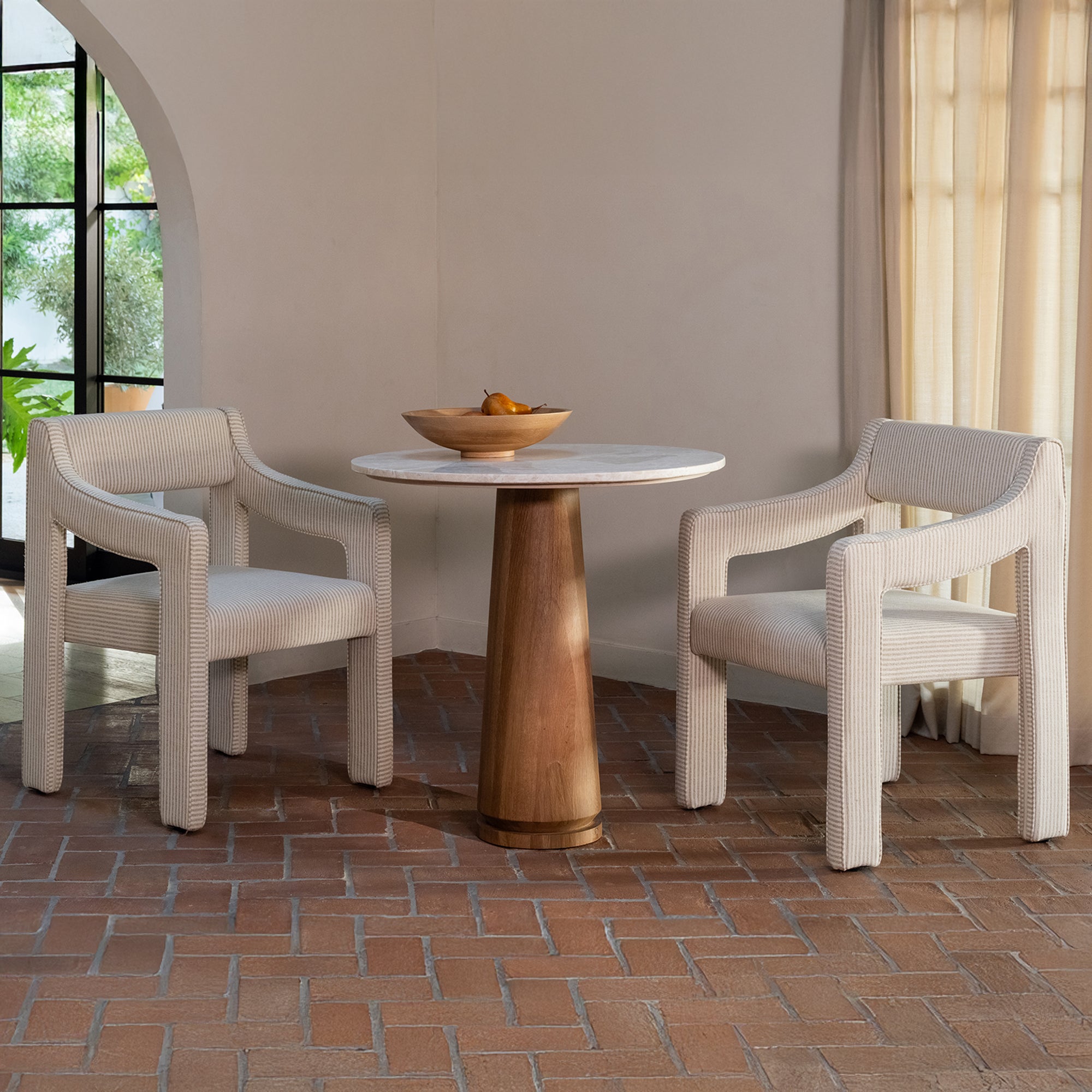 Elise Dining Chair Stripe - Central Designs