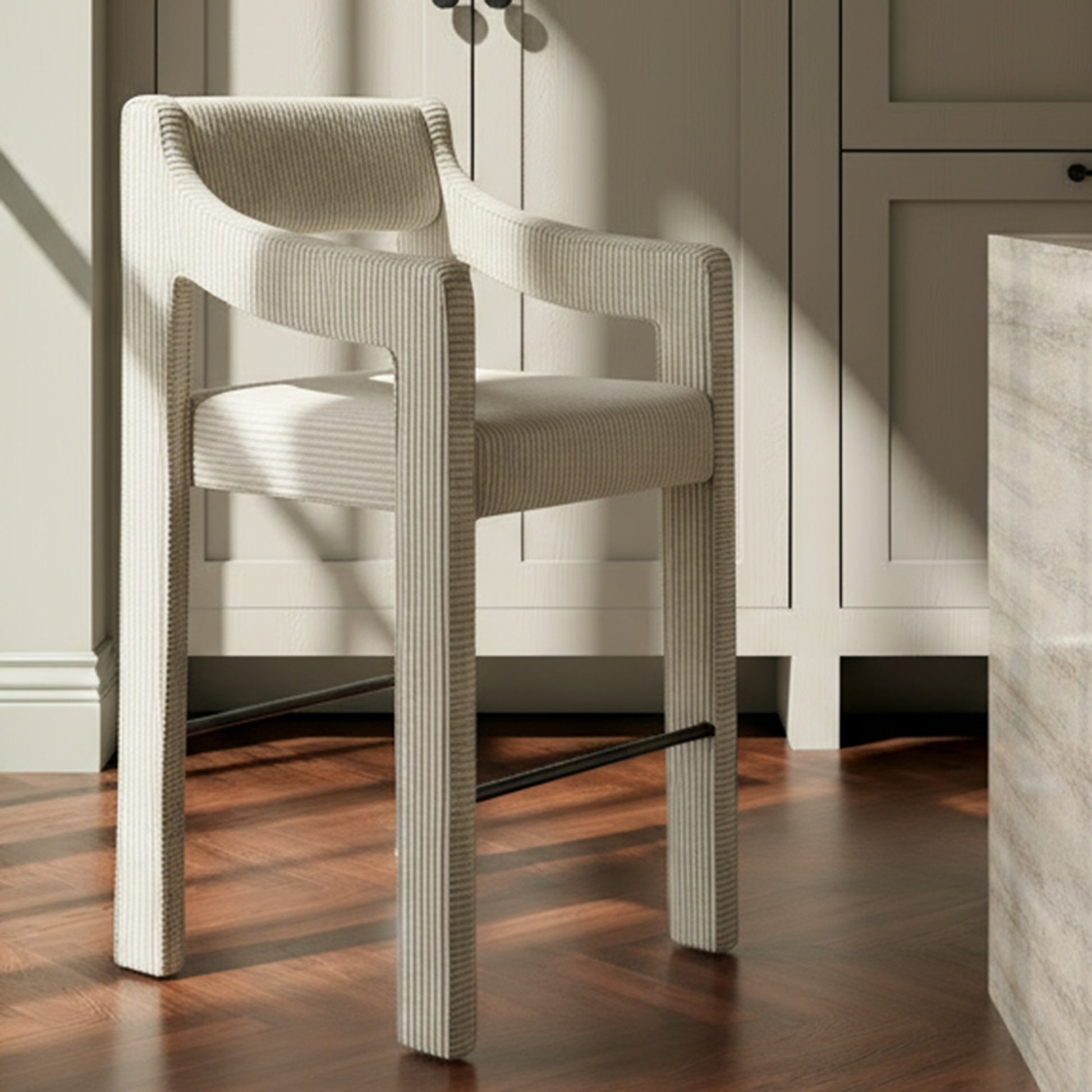 Elise Counter Stool Stripe - Central Designs