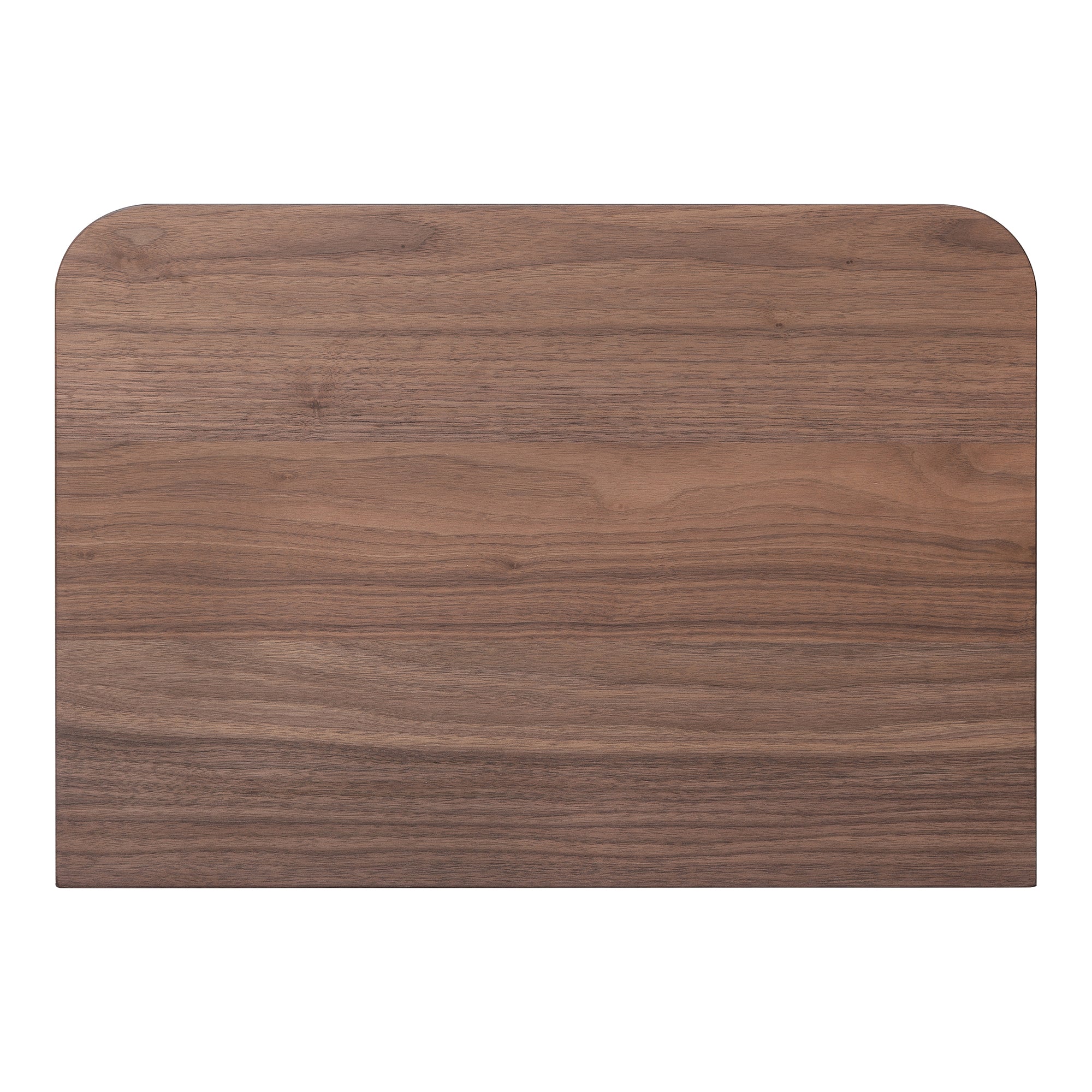 Round Off Small Nightstand Walnut