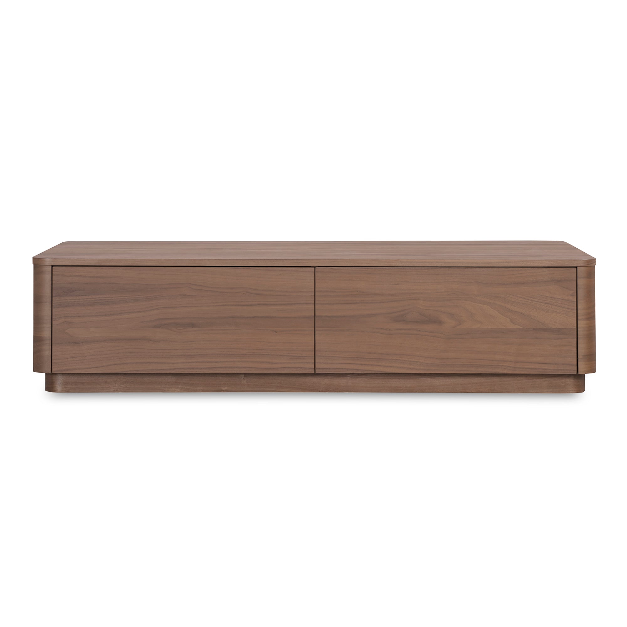 Round Off Coffee Table Walnut Brown - Central Designs