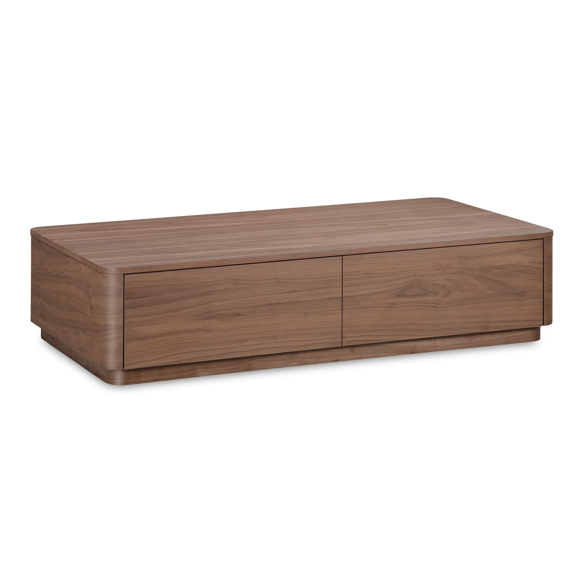 Round Off Coffee Table Walnut Brown - Central Designs