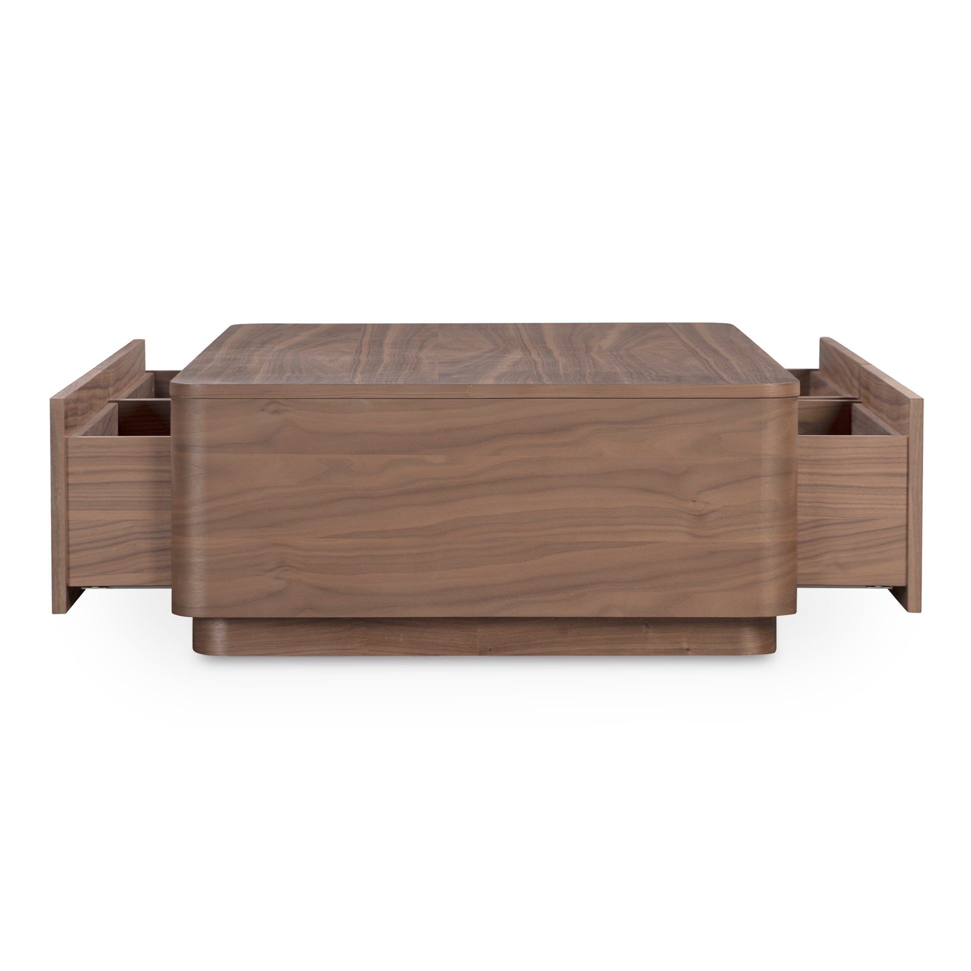 Round Off Coffee Table Walnut Brown - Central Designs