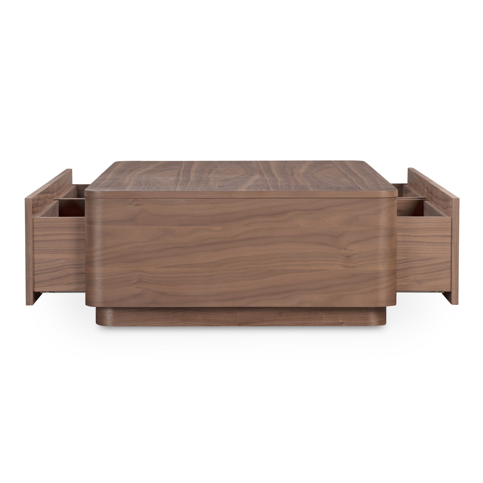 Round Off Coffee Table Walnut Brown - Central Designs