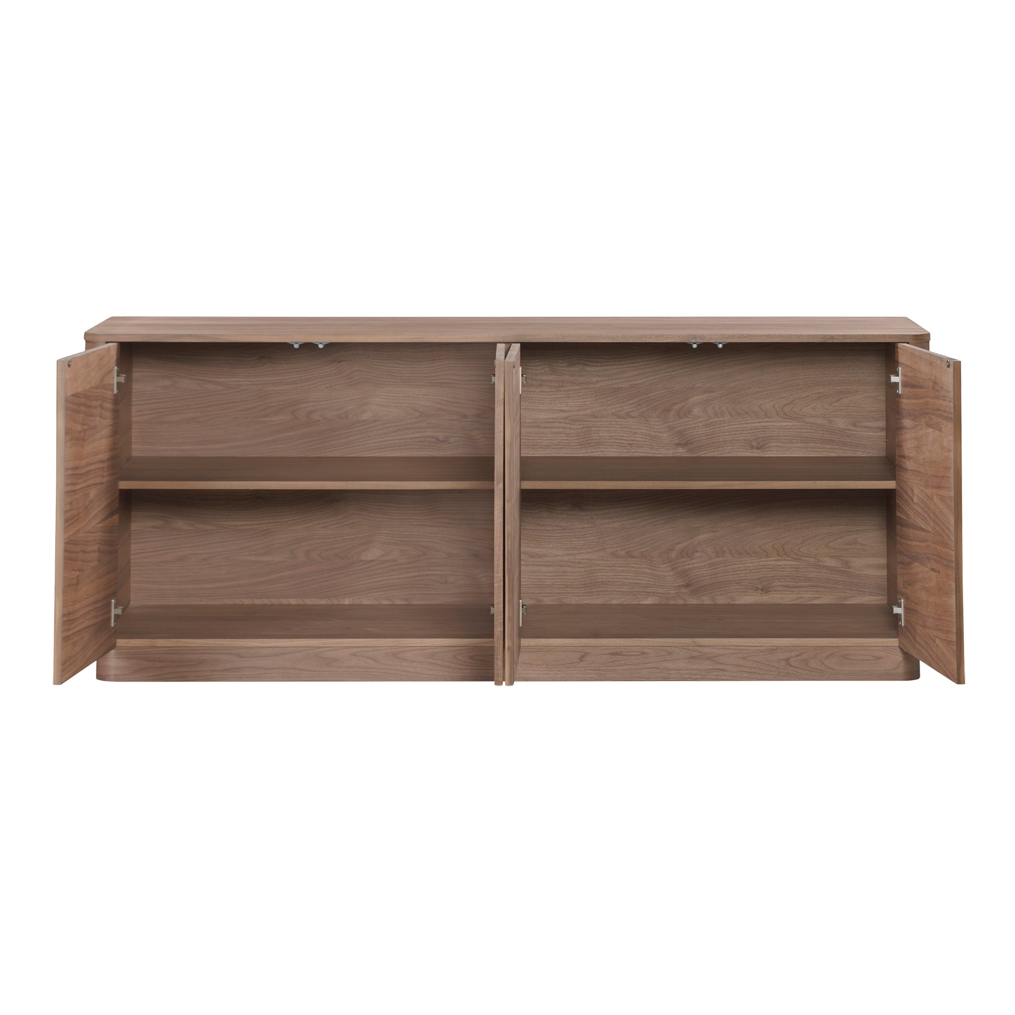 Round Off Sideboard Walnut Brown - Central Designs