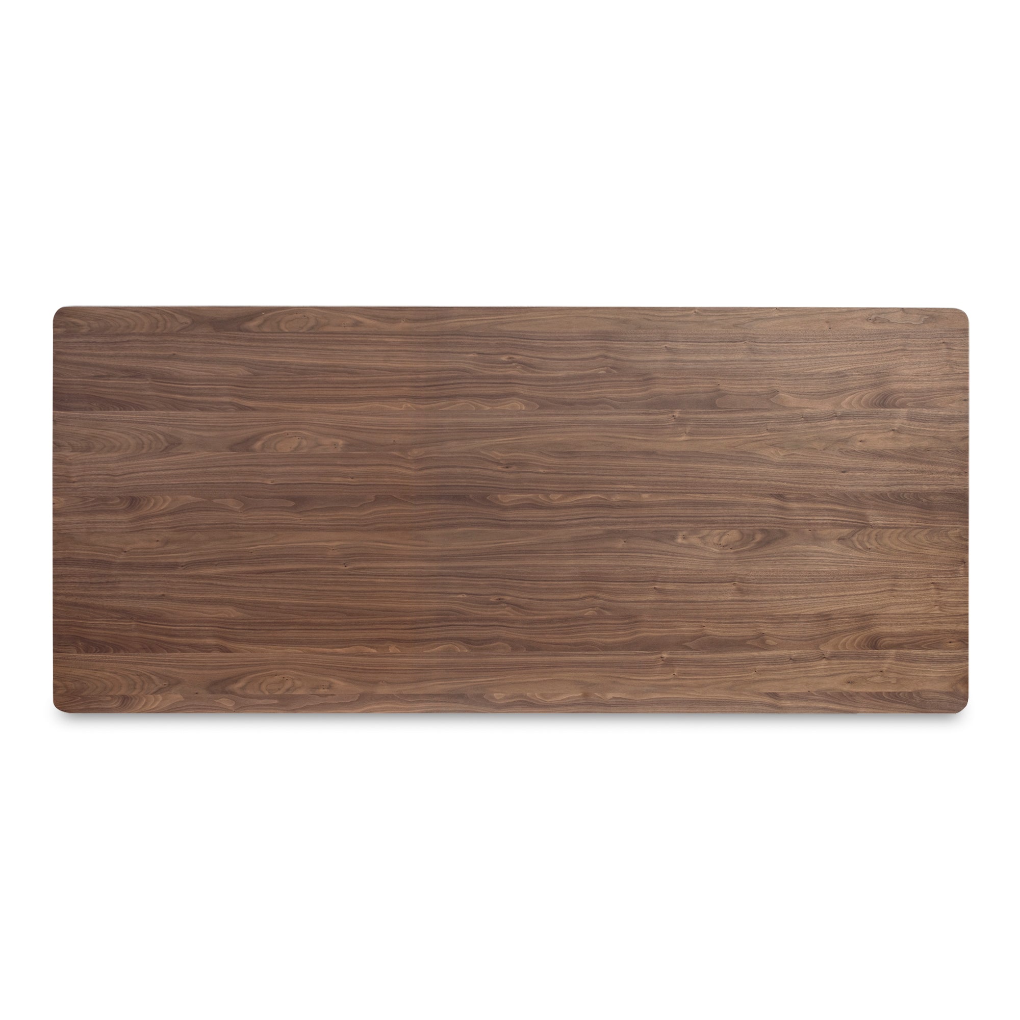 Round Off Small Dining Table Walnut Brown