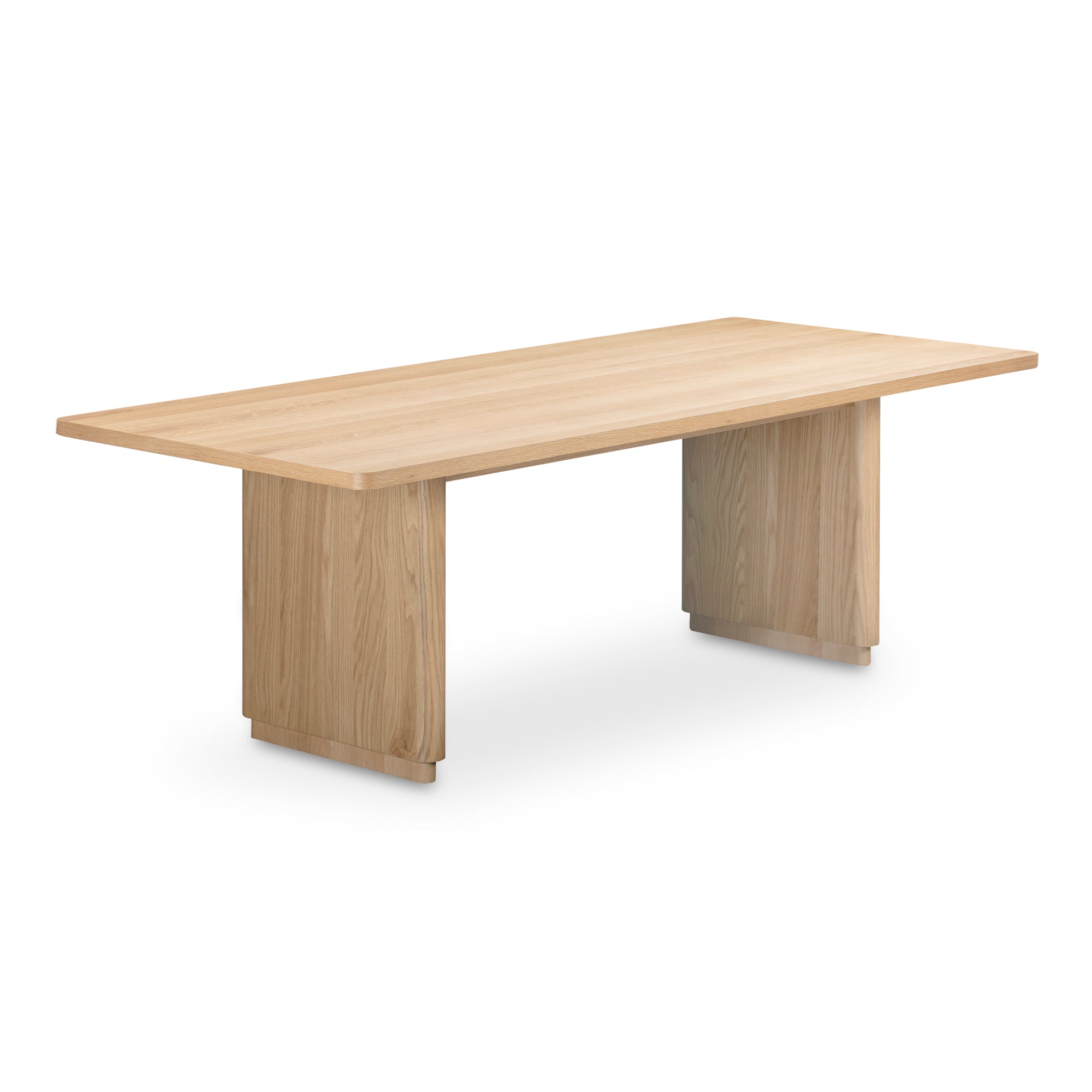 Round Off Small Dining Table Natural Oak