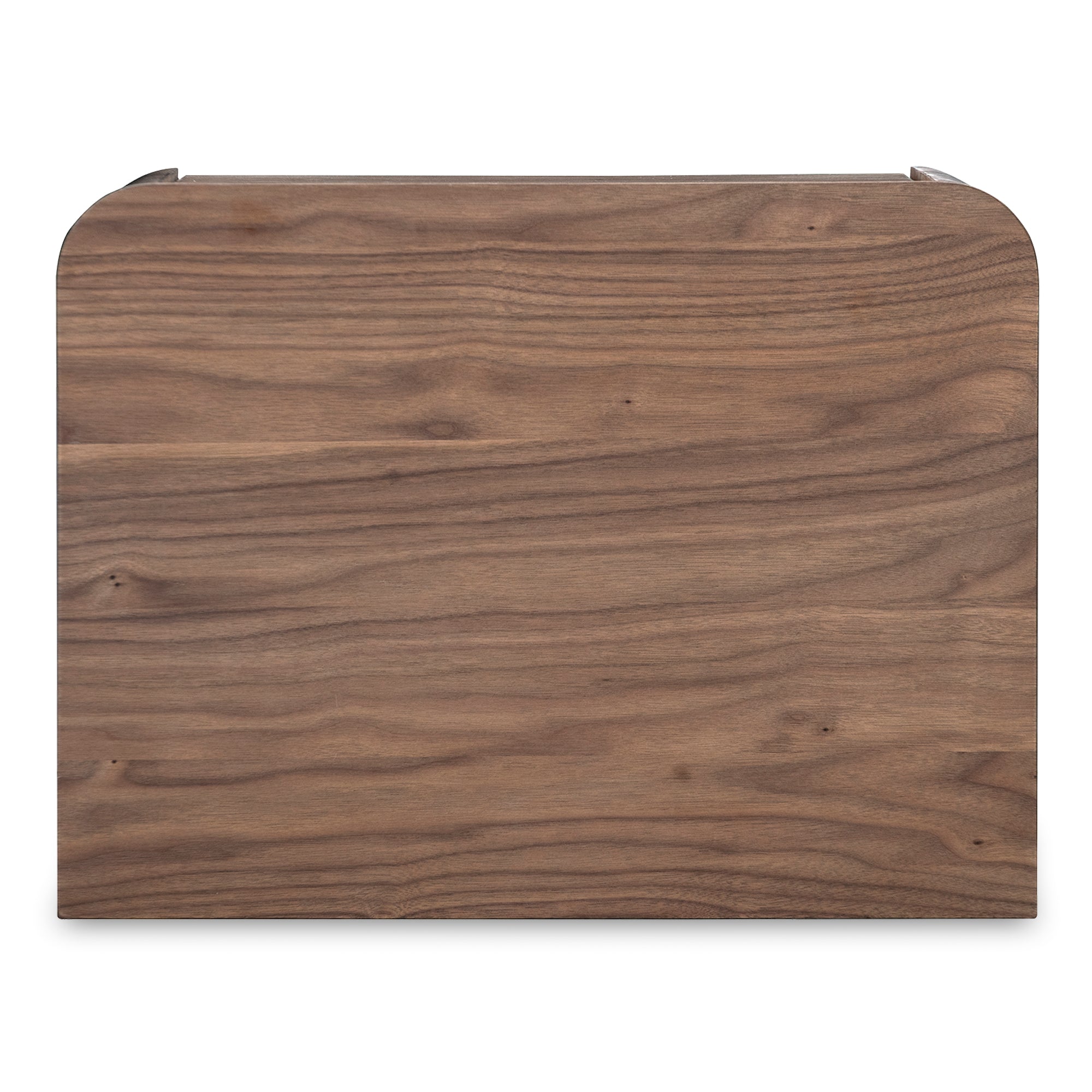 Round Off Tall Nightstand Walnut Brown - Central Designs