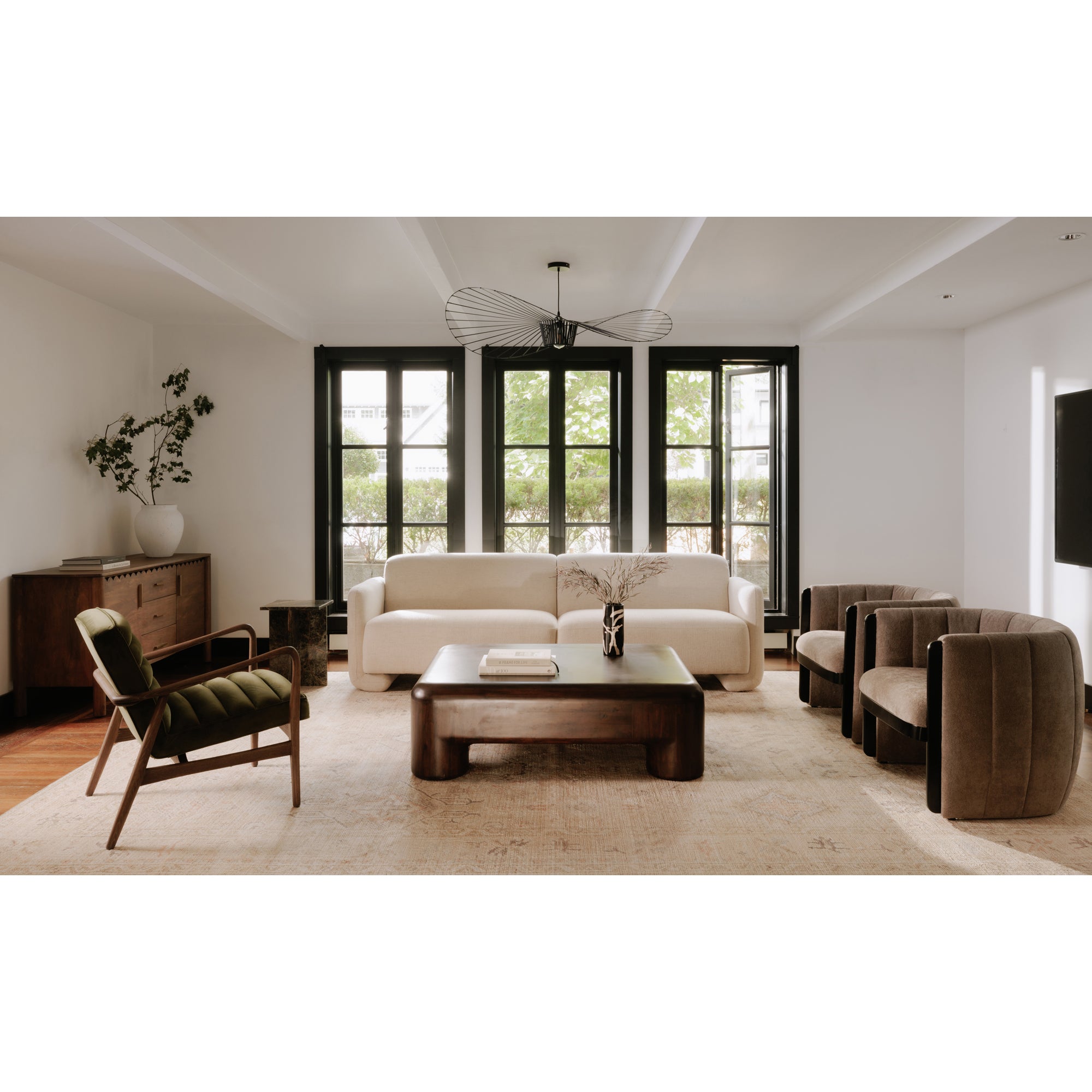 Rowan Coffee Table Dark Brown - Central Designs