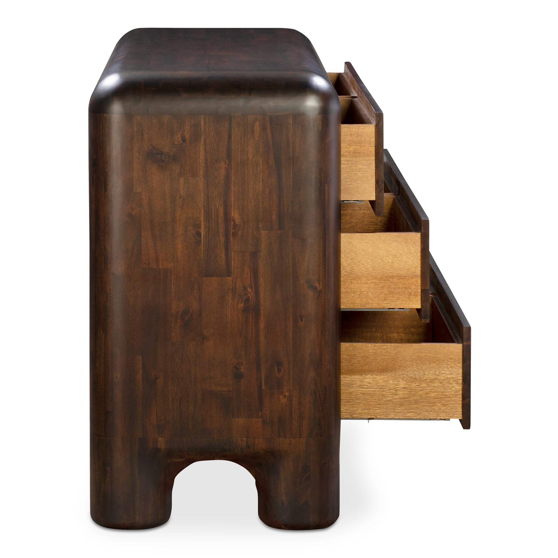 Rowan 6 Drawer Dresser Dark Brown - Central Designs