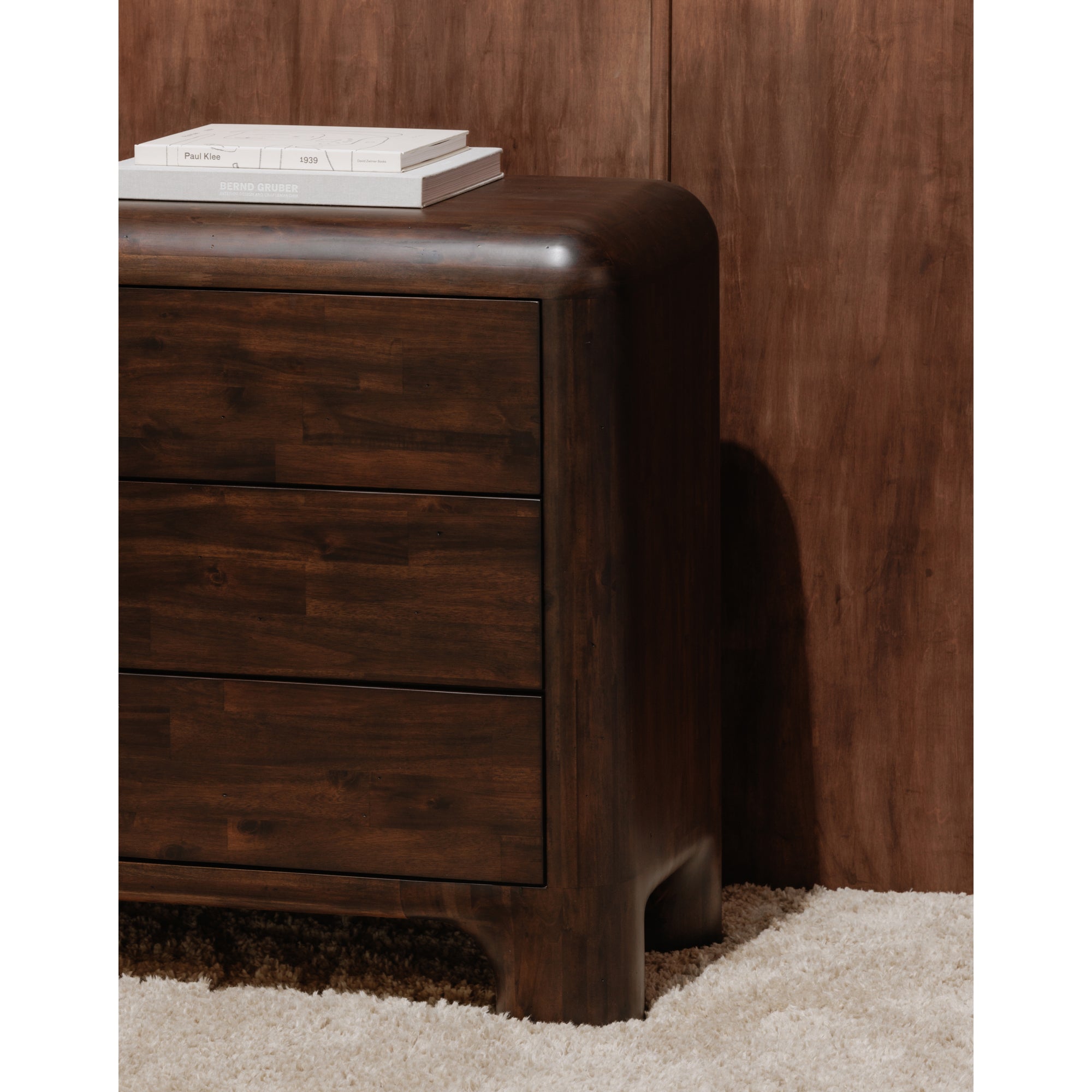 Rowan 6 Drawer Dresser Dark Brown - Central Designs