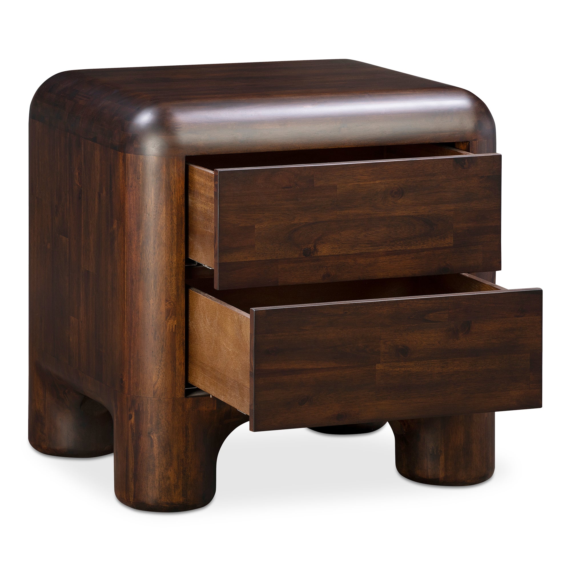 Rowan Nightstand Dark Brown - Central Designs