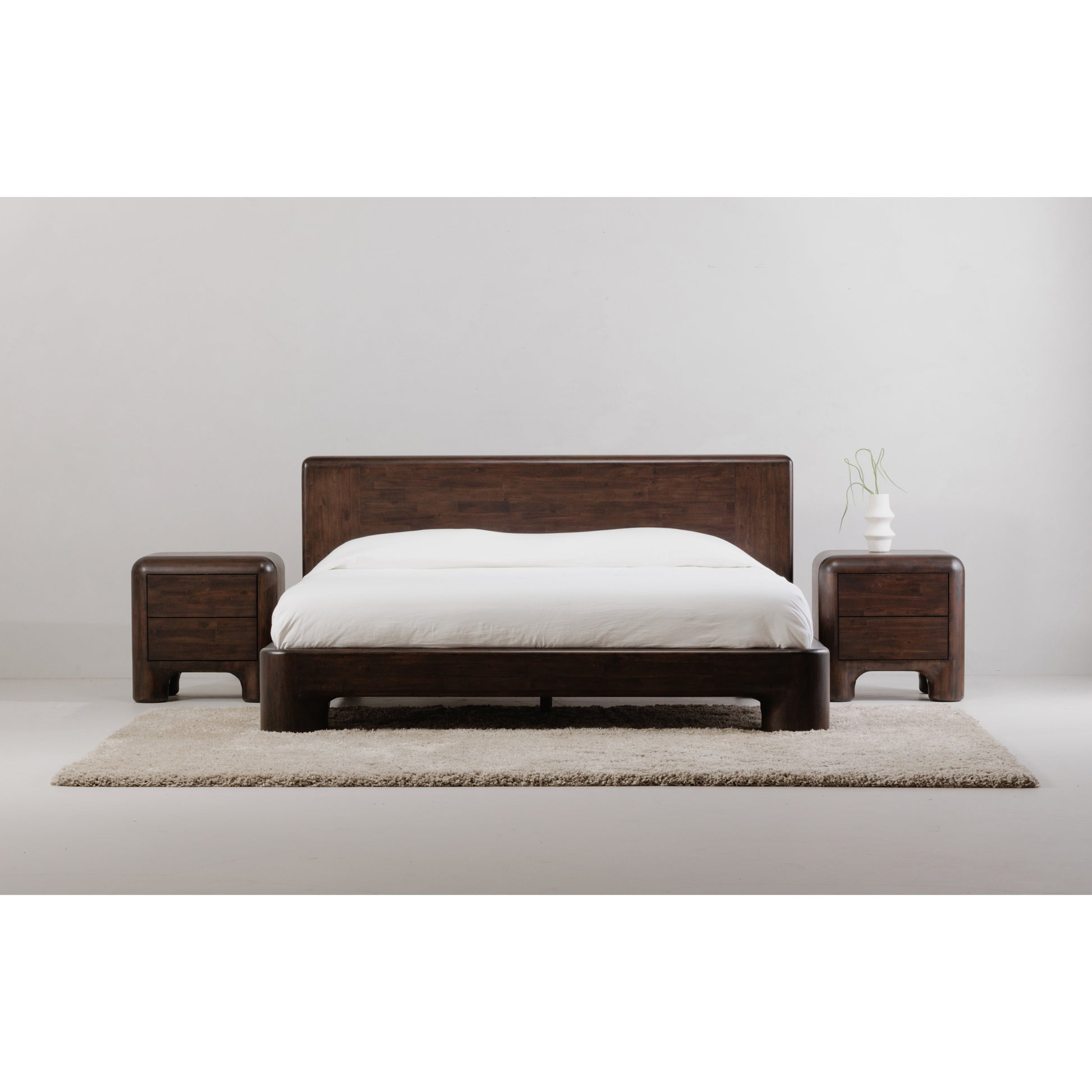 Rowan Nightstand Dark Brown - Central Designs