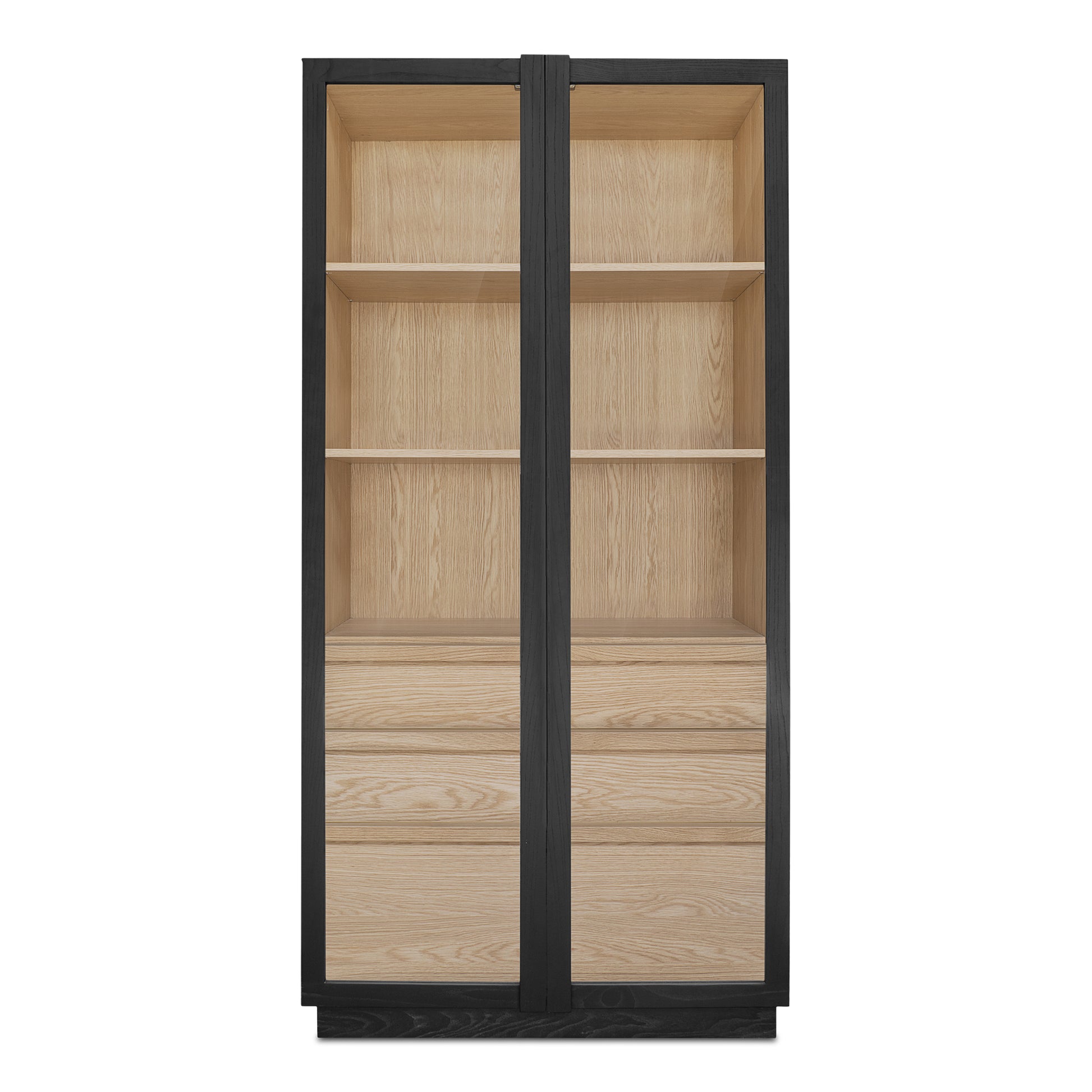Charlotte Tall Cabinet Black - Central Designs