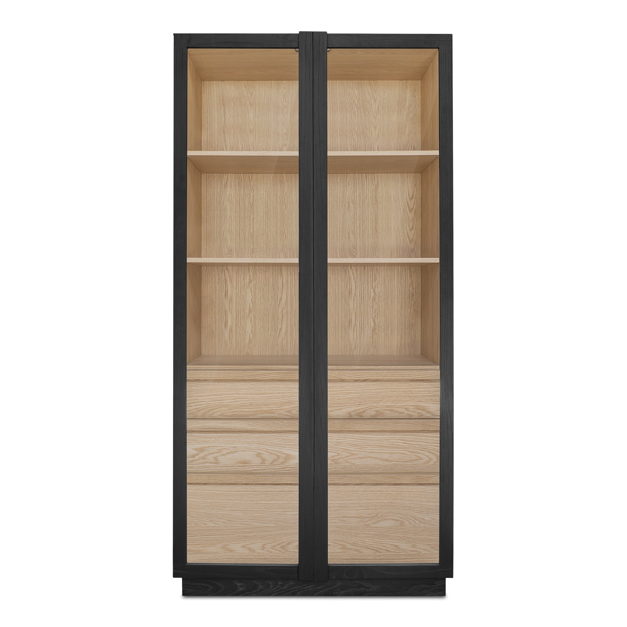 Charlotte Tall Cabinet Black - Central Designs