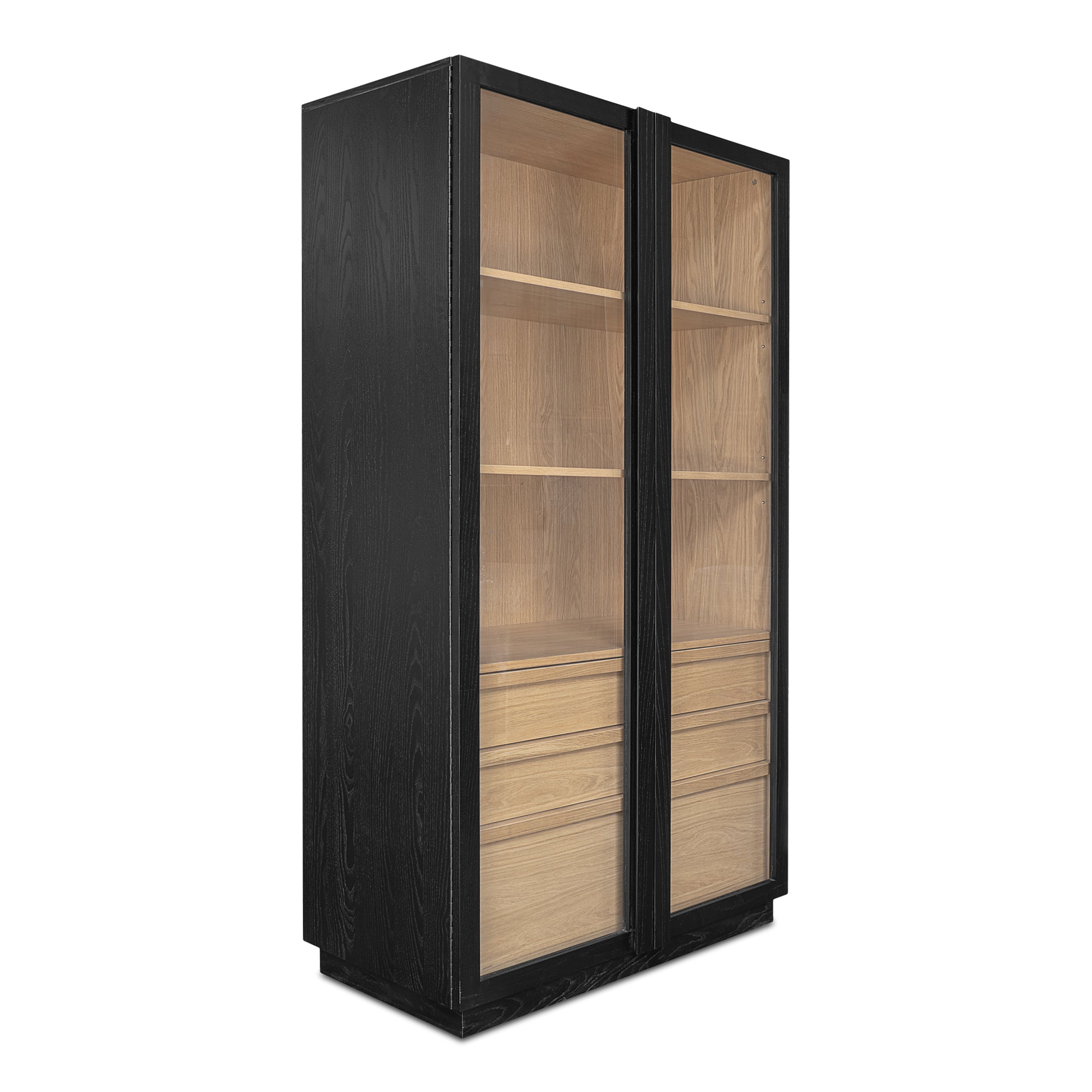 Charlotte Tall Cabinet Black - Central Designs
