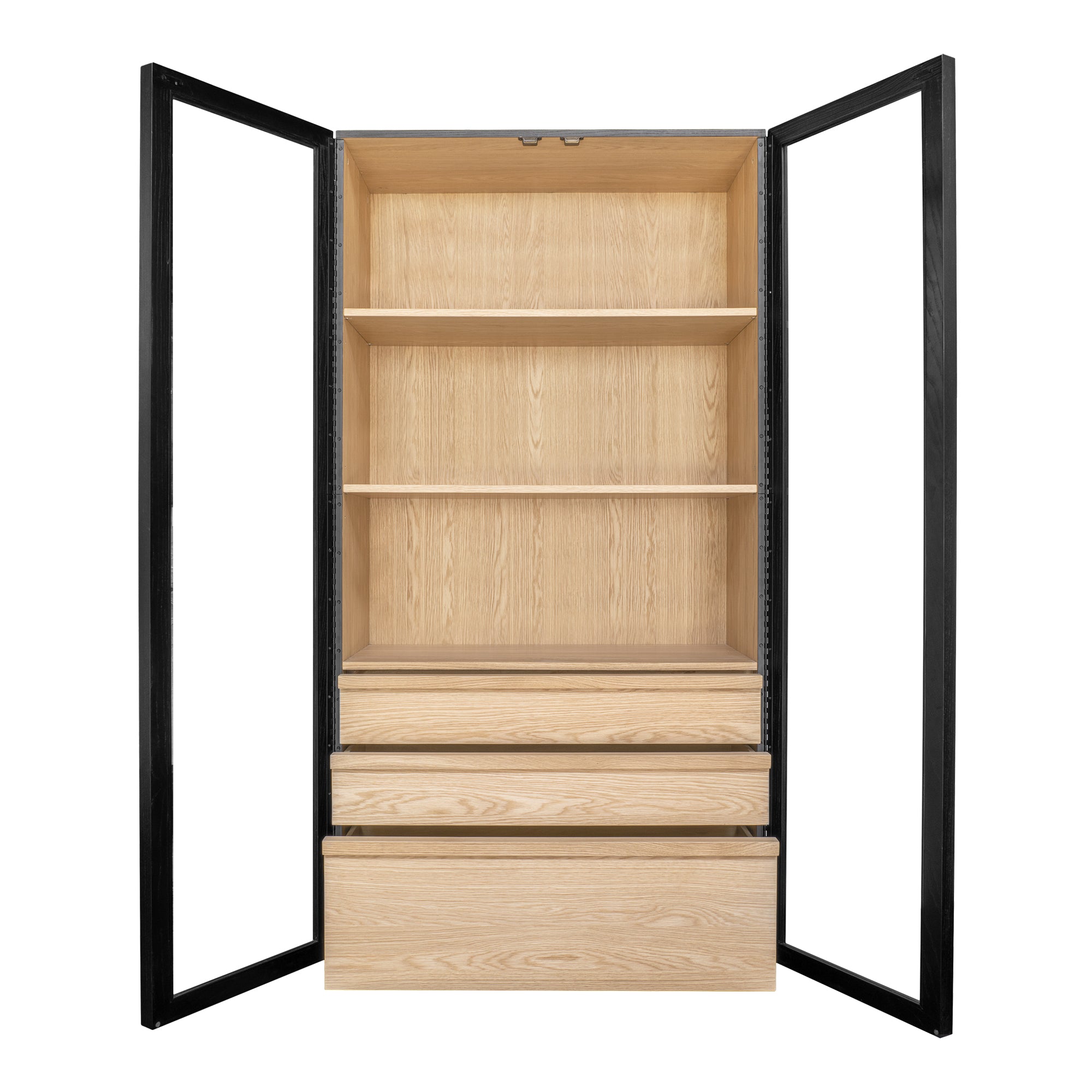 Charlotte Tall Cabinet Black - Central Designs