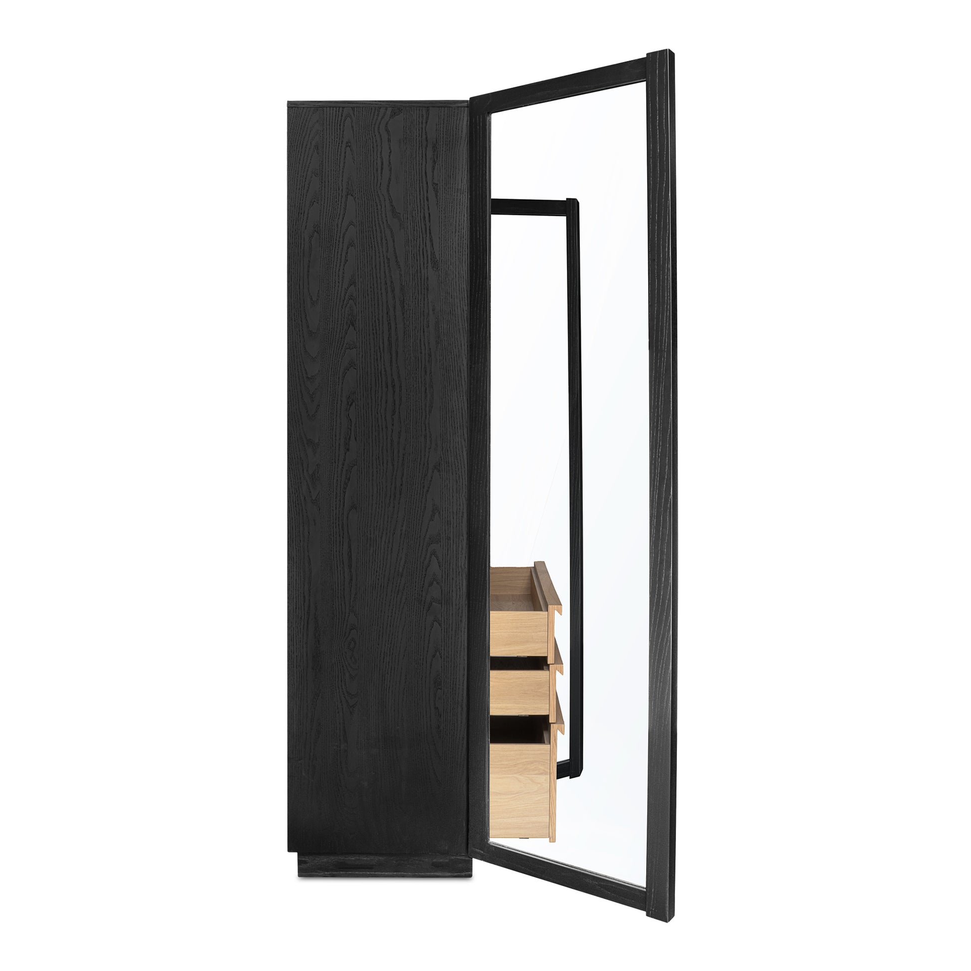 Charlotte Tall Cabinet Black - Central Designs