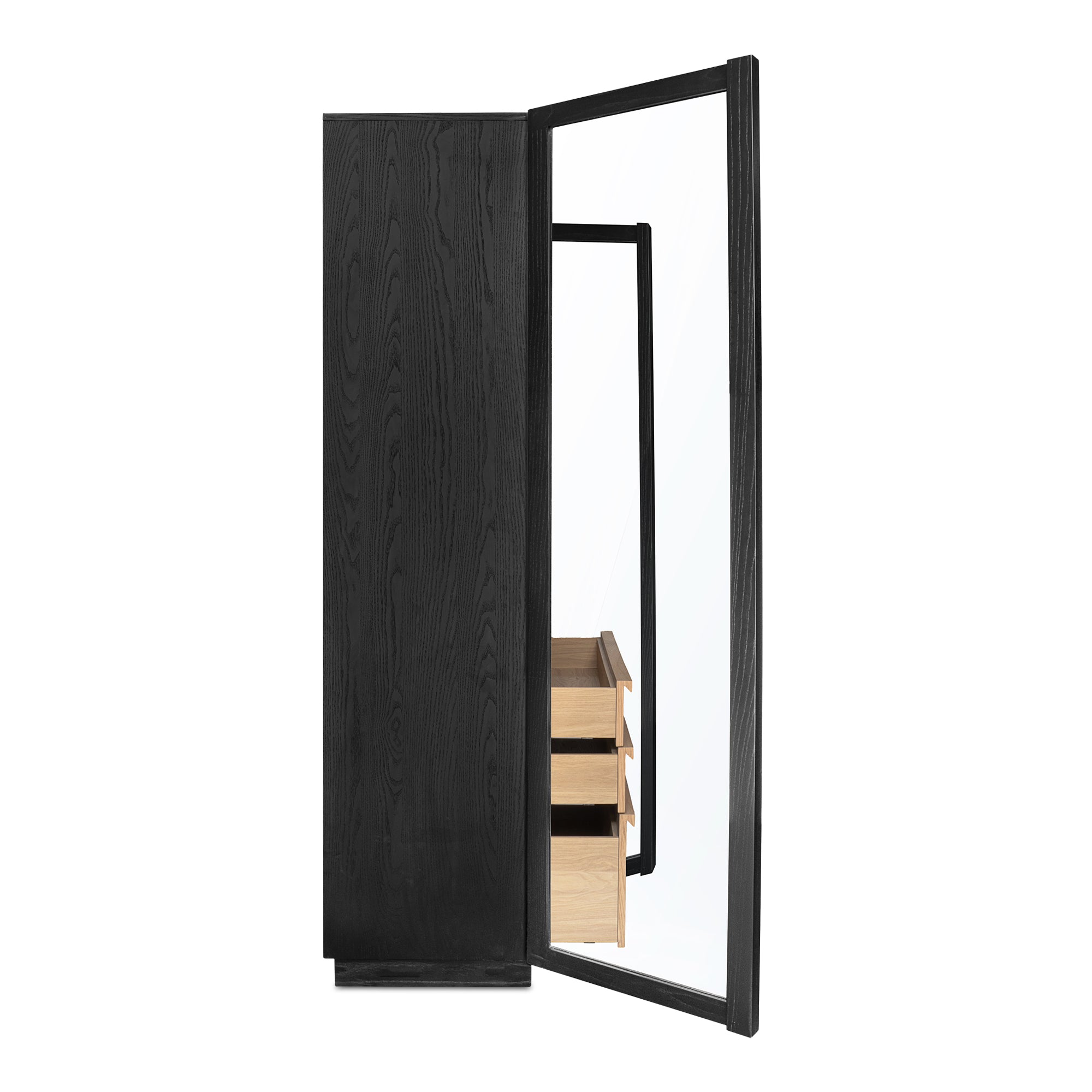 Charlotte Tall Cabinet Black - Central Designs