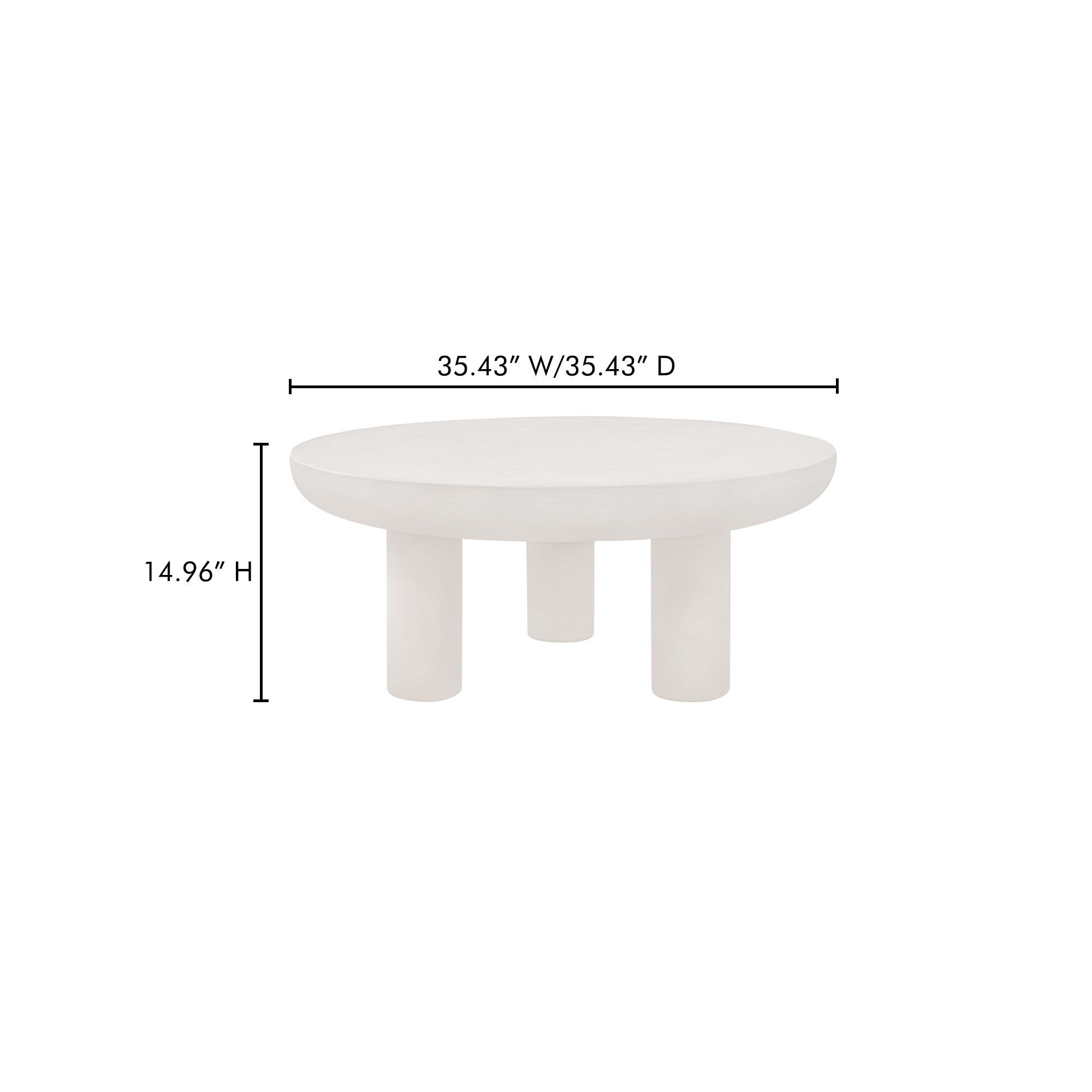 Rocca Coffee Table Cream - Central Designs