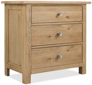 Driftwood Three - Drawer Nightstand - Central Designs