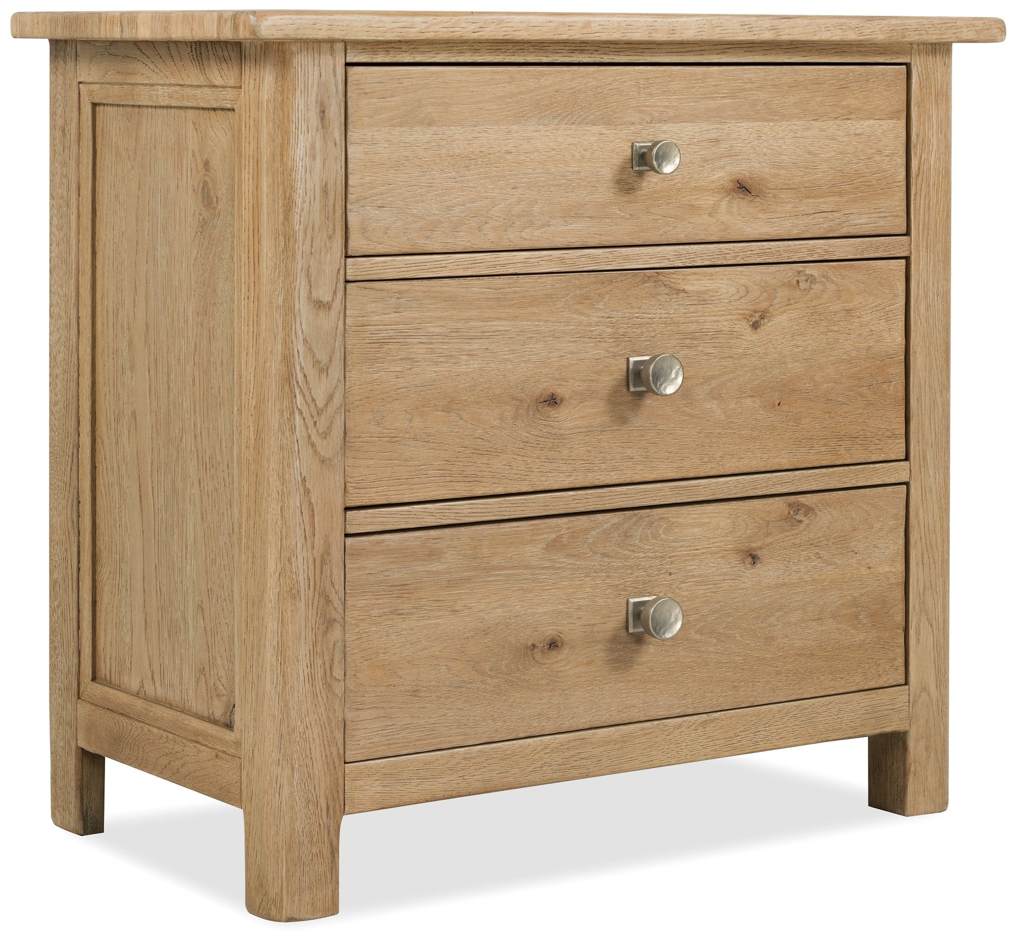Driftwood Three - Drawer Nightstand - Central Designs