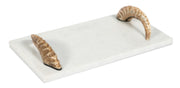 Odin White Marble Cheese Board