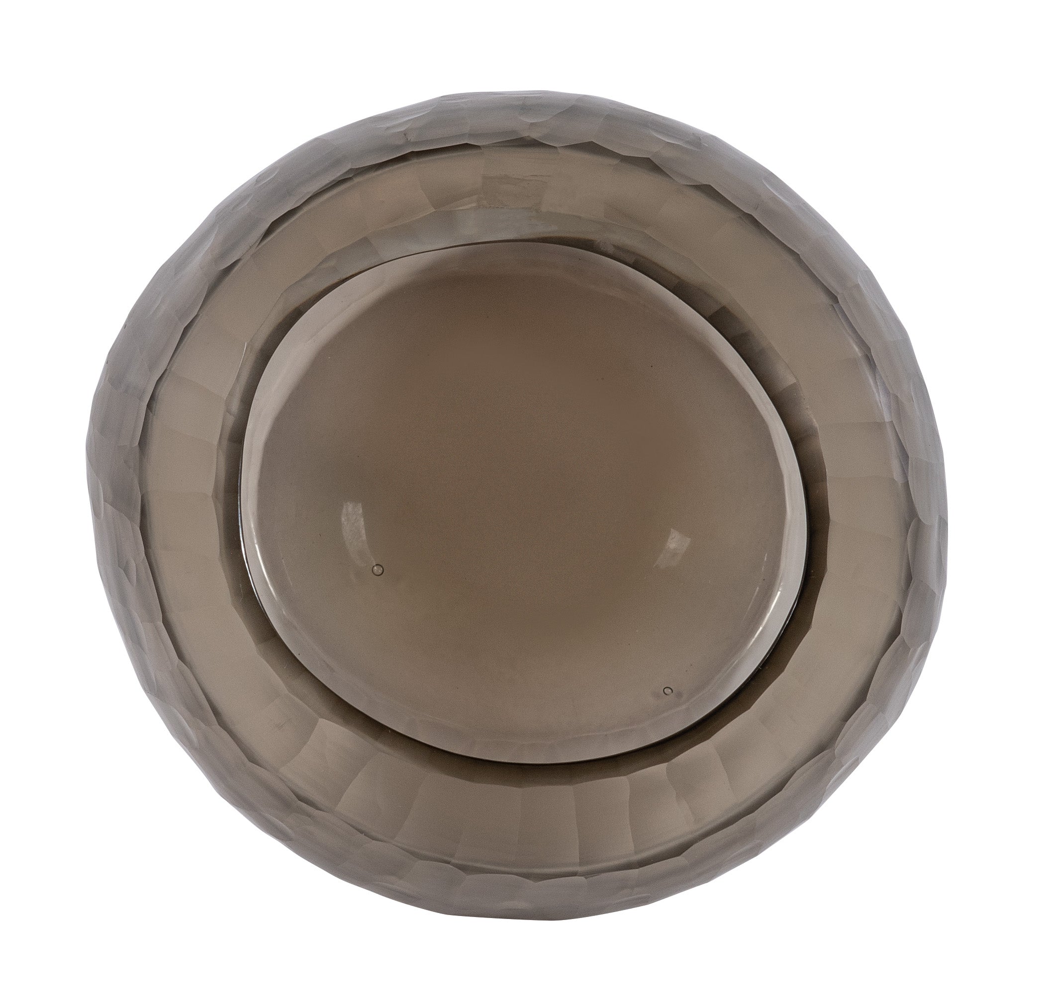 Rhone Smoky Glass Vase - Medium