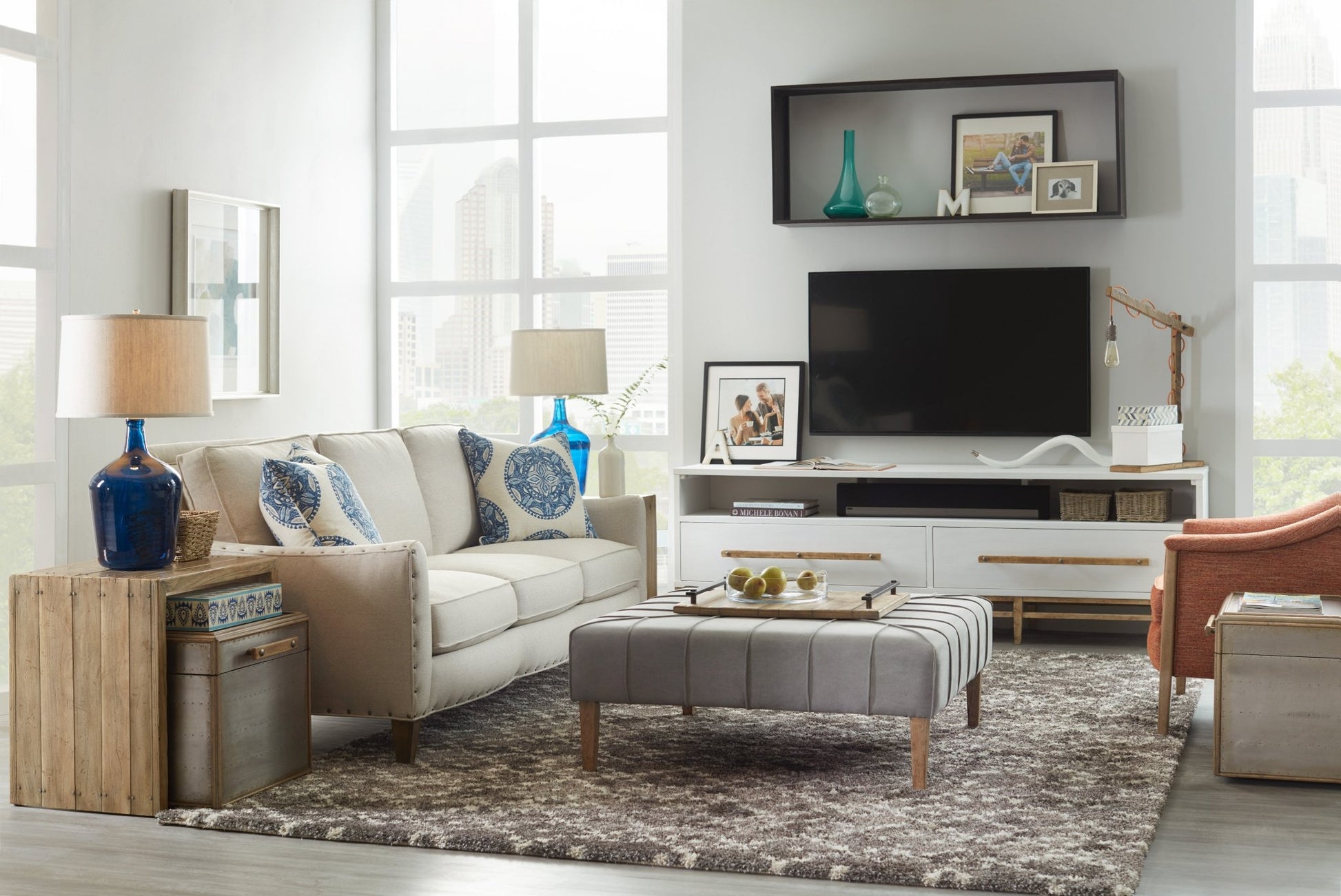 Urban Elevation Low Entertainment Console - Central Designs