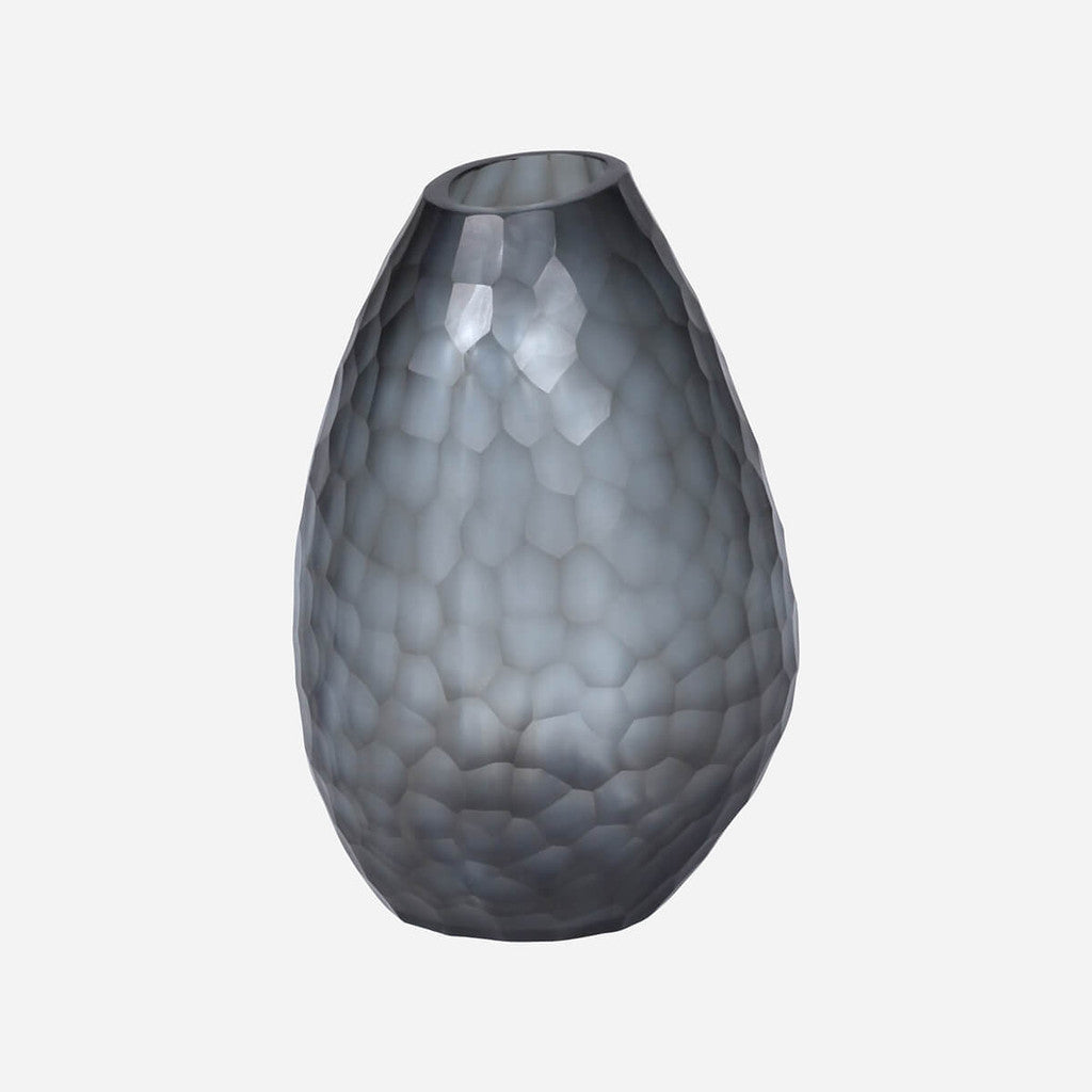 Somme Tall Indigo Glass Vase