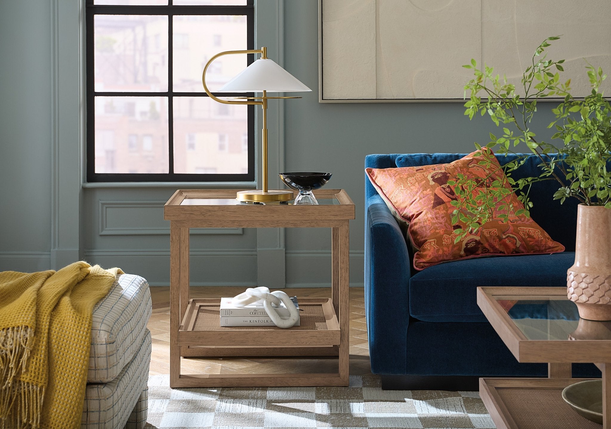 Sonnet Rectangle End Table - Central Designs