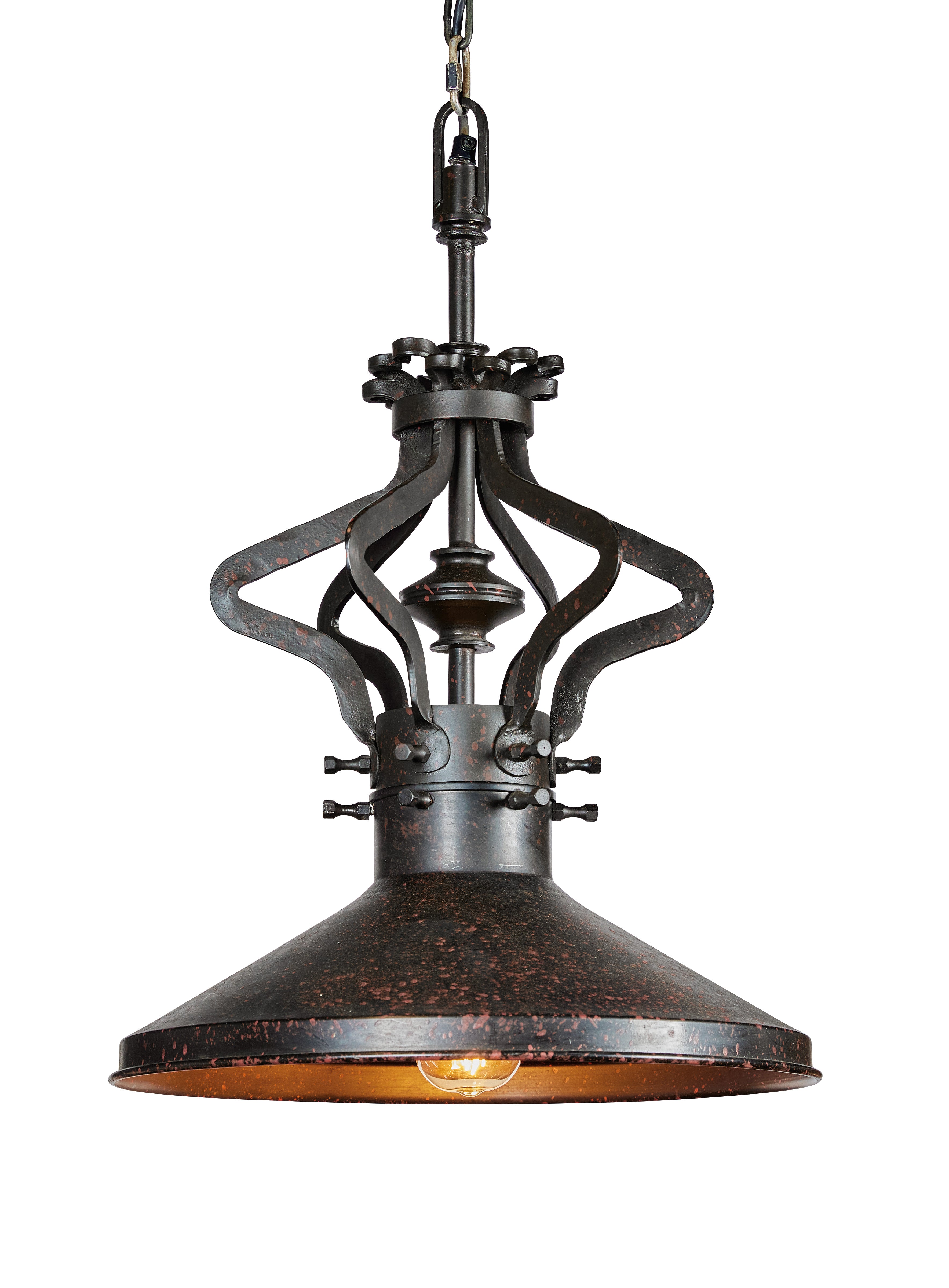 Black Brass Iron Steam Punk Pendant Light