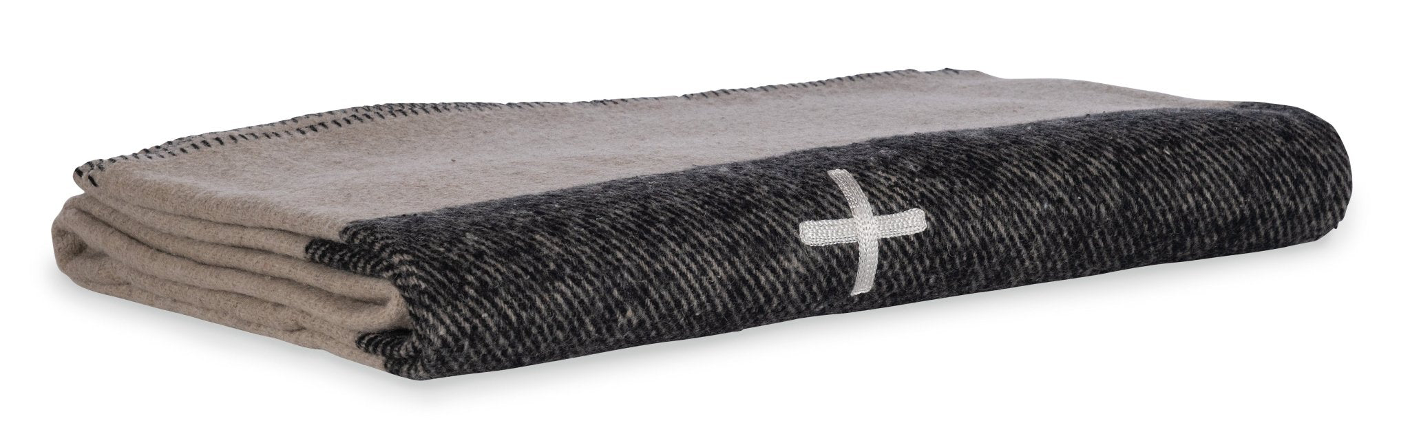 Swiss Army Wool Blanket (Cream) - Central Designs