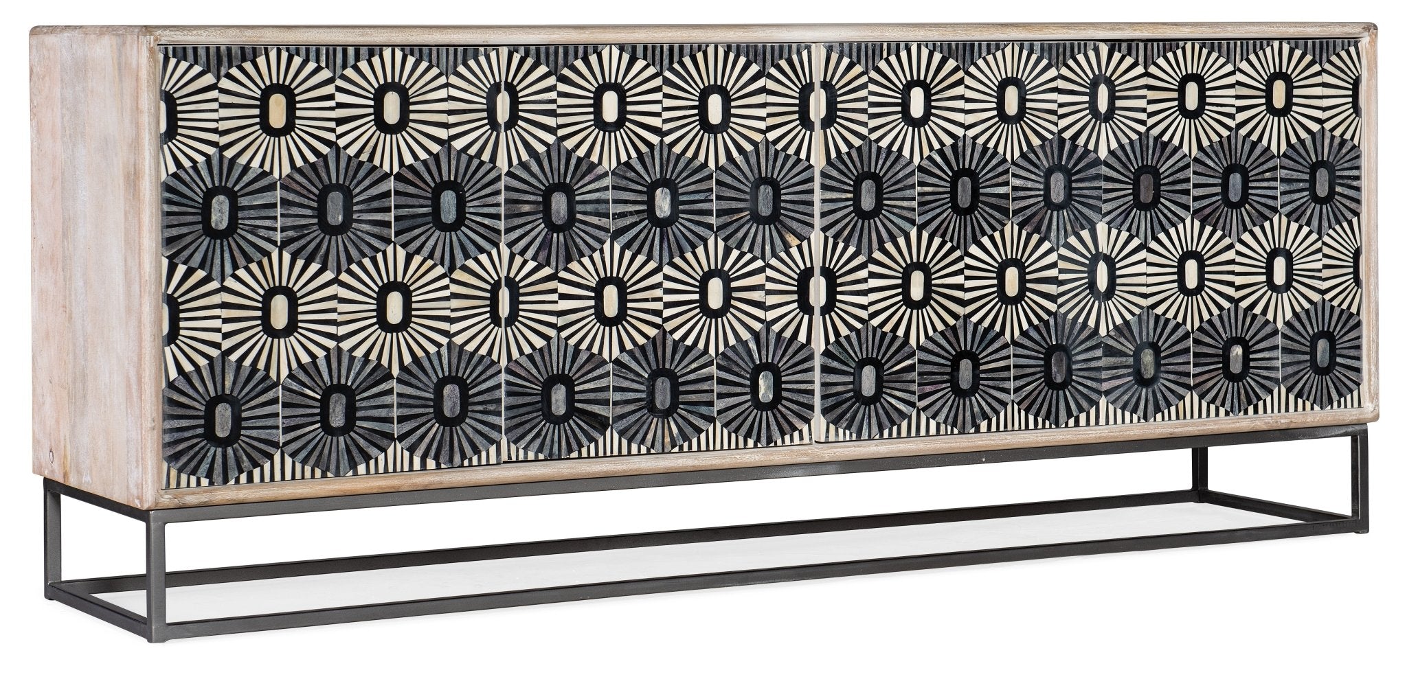 Melange Whitmore Four Door Credenza - Central Designs