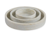 Nesting Straight Marble Bowls