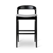 Modern Brazilian - Velma - Bar Stool - Essence Grey Seat - Ebano Frame