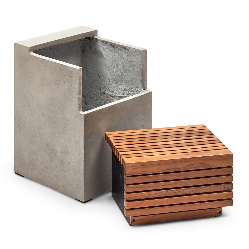 Mixx - Stecca Cascata Stool - Dark Grey