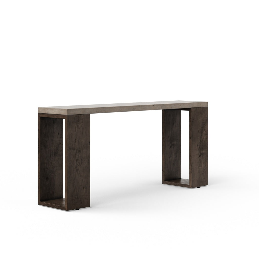 Mixx - Heritage Console - Heritage Brown Frame - Dark Grey Top