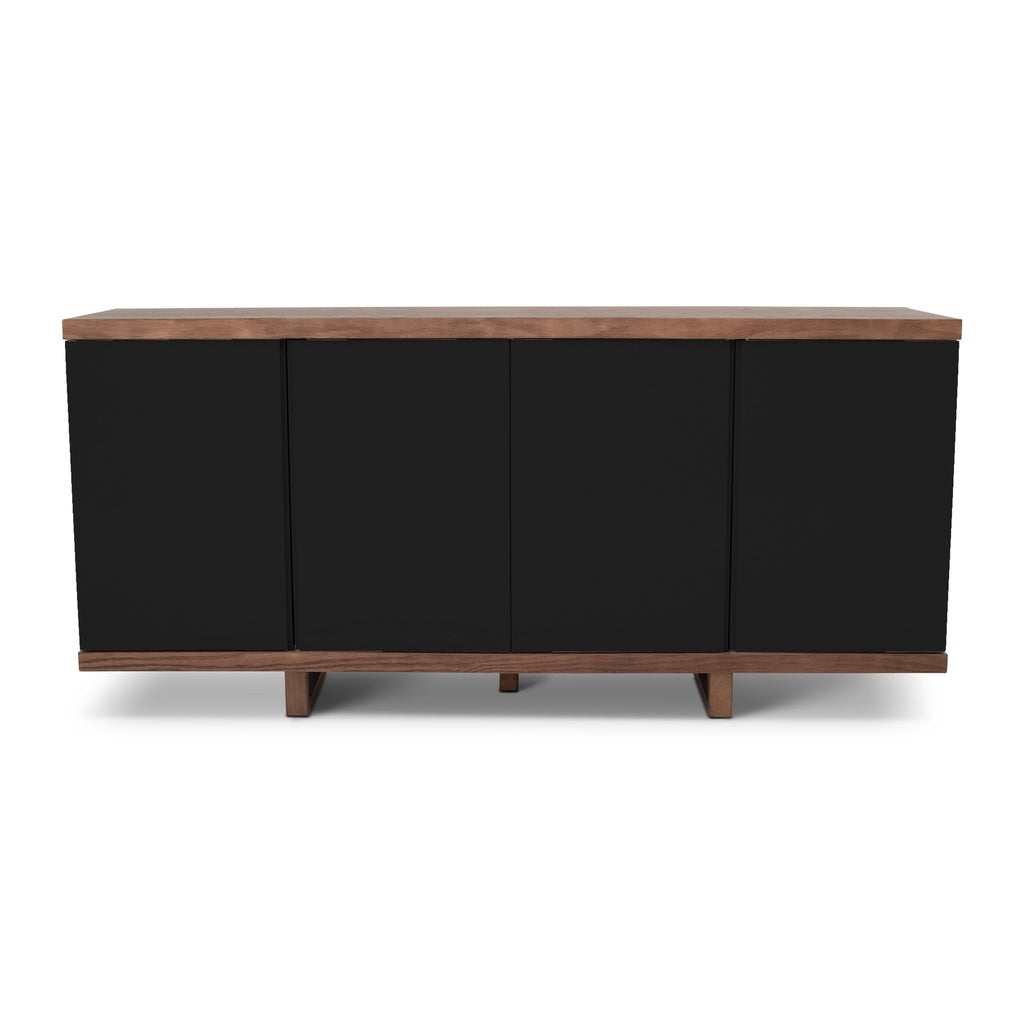 Modern Brazilian - Copany - Buffet - Nogal Frame - Black Doors