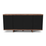 Modern Brazilian - Copany - Buffet - Nogal Frame - Black Doors