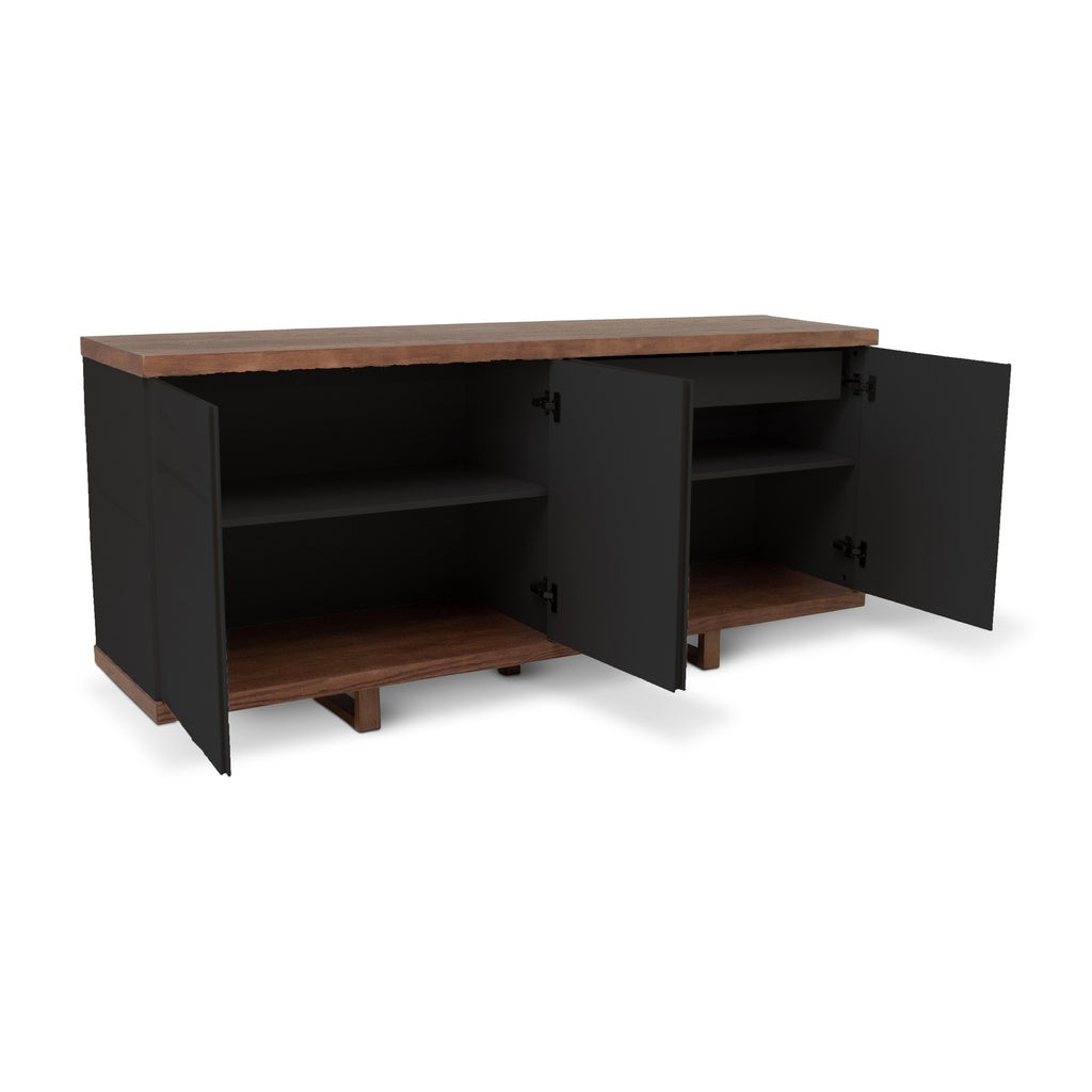 Modern Brazilian - Copany - Buffet - Nogal Frame - Black Doors
