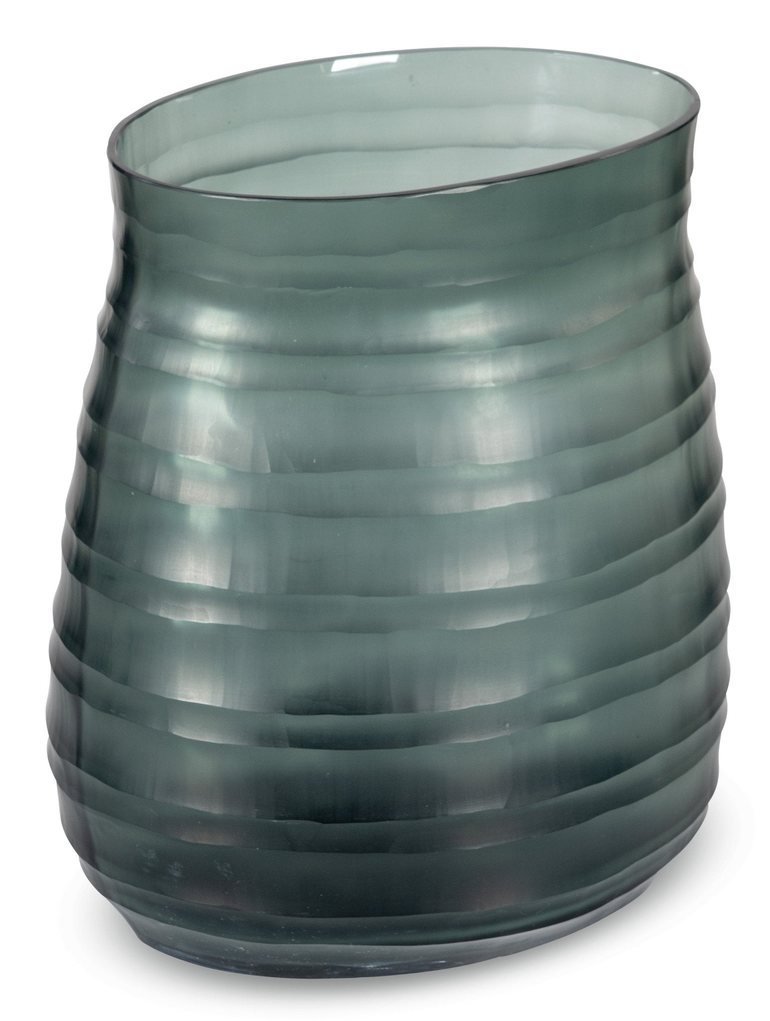 Escaut Dark Indigo Glass Vase - Medium - Central Designs