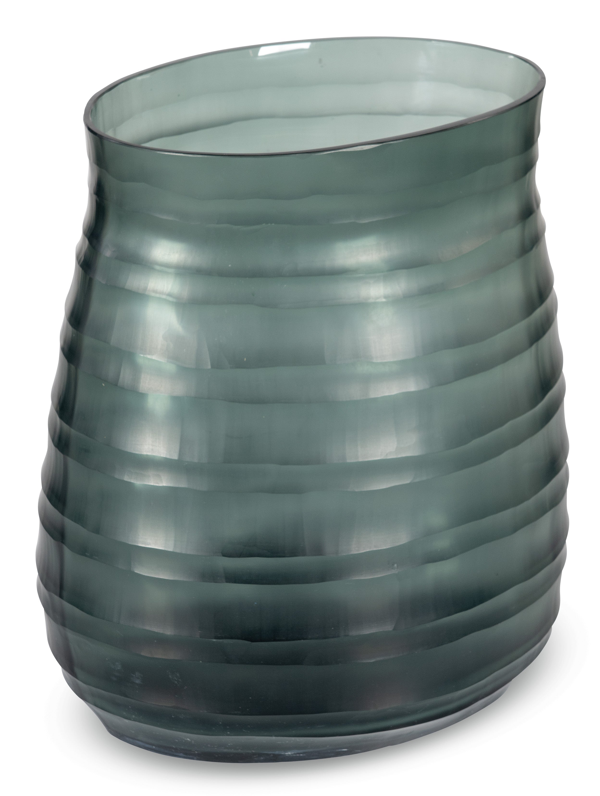 Escaut Dark Indigo Glass Vase - Medium
