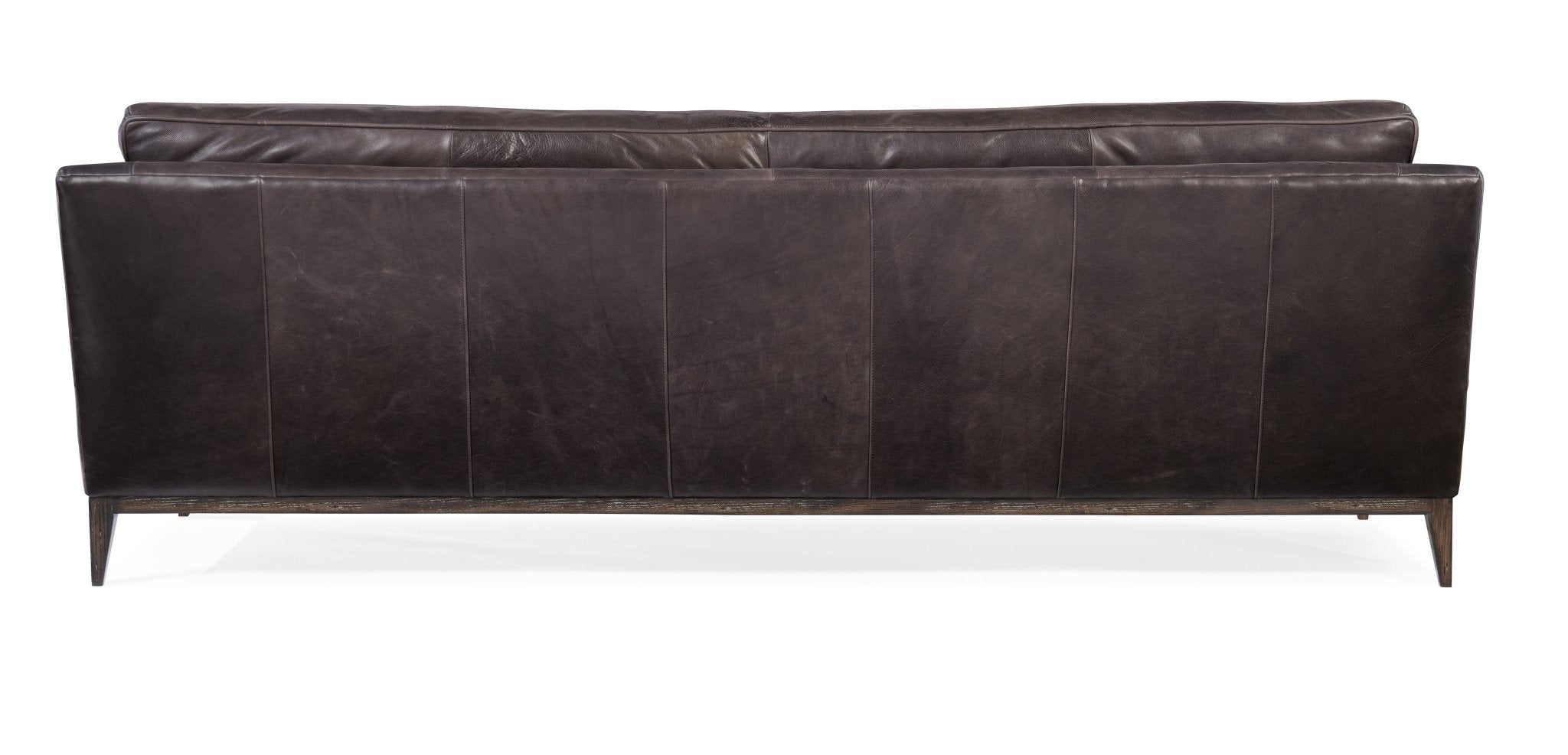 K&or Leather Stationary Sofa - Central Designs
