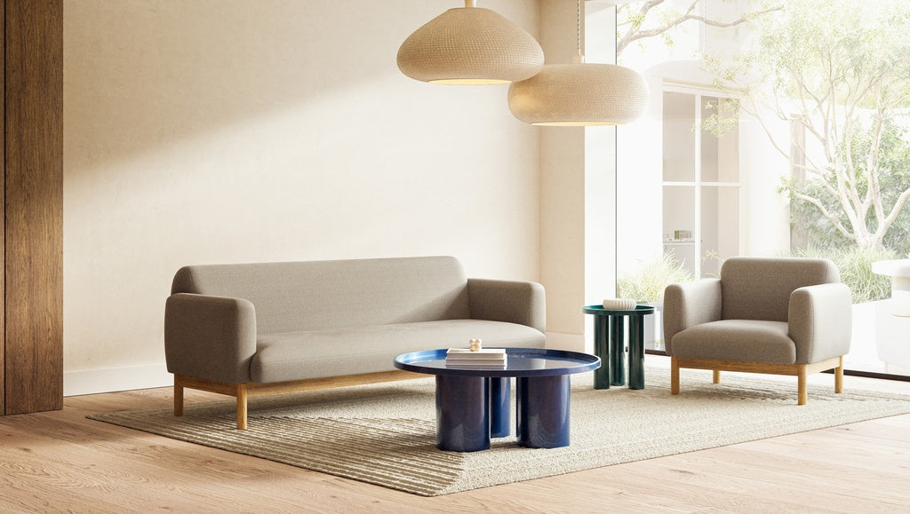 Eclat - Sofia Enamel Coffee Table - Navy