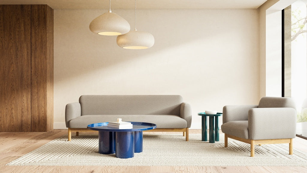 Eclat - Sofia Enamel Coffee Table - Navy