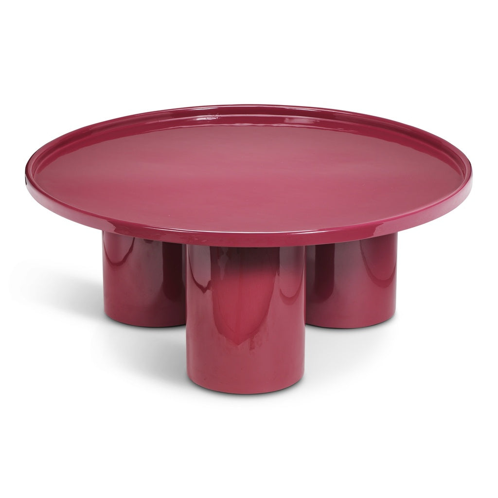 Eclat - Sofia Enamel Coffee Table - Plum