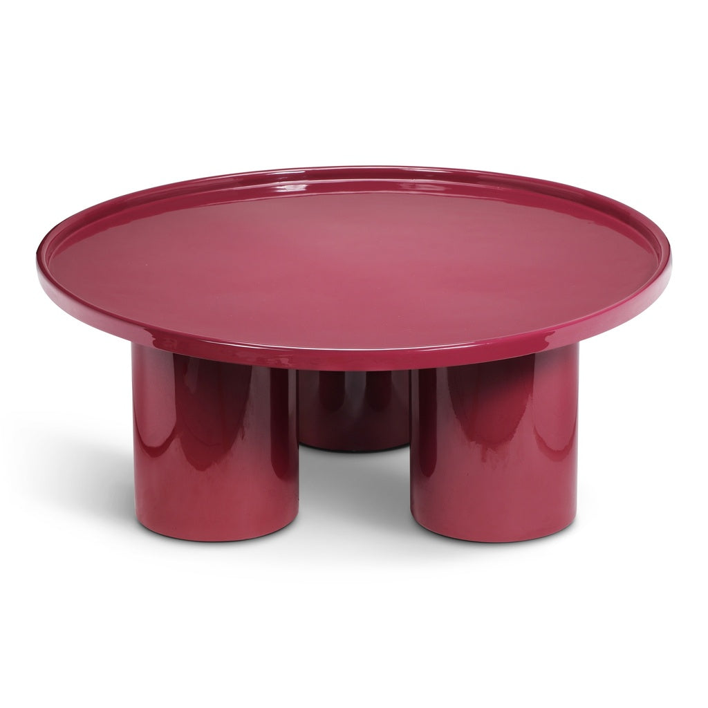 Eclat - Sofia Enamel Coffee Table - Plum